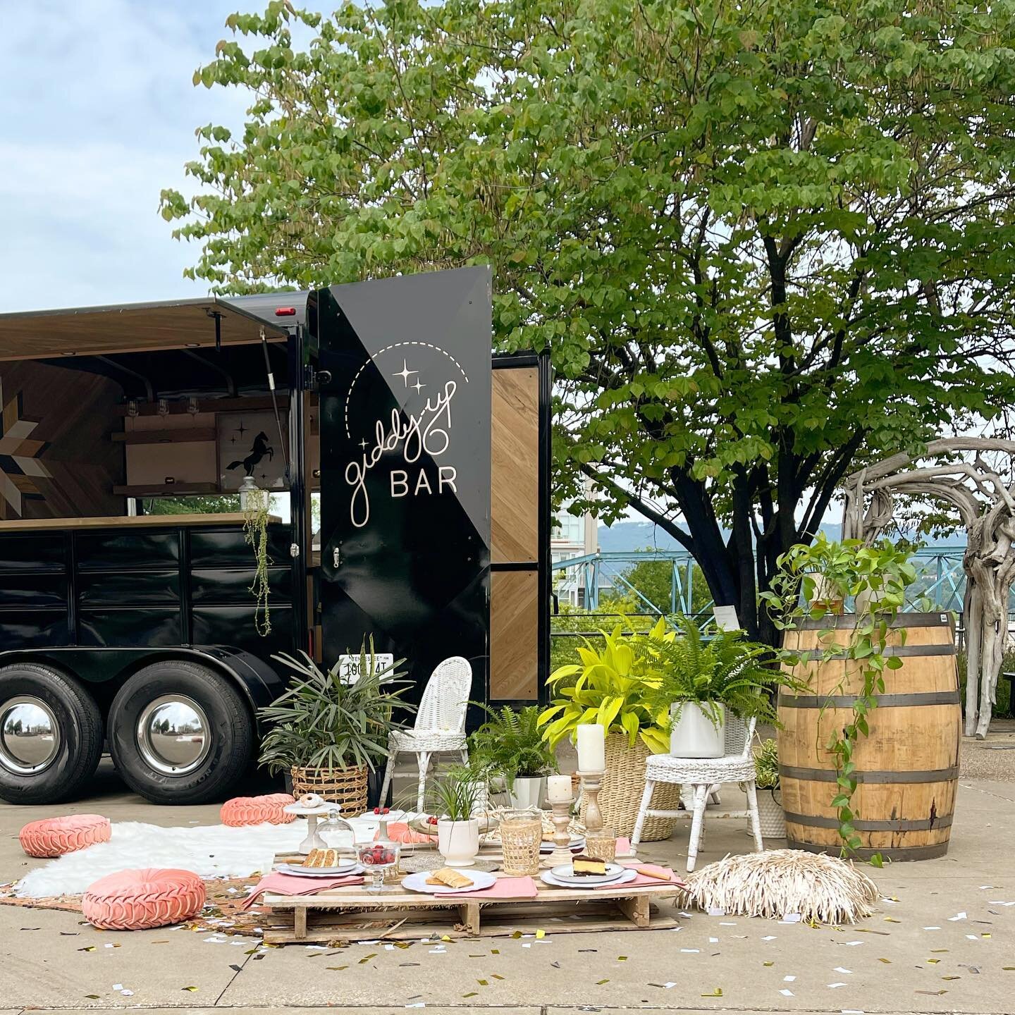 We created the prettiest styled shoot today. We&rsquo;re just plain giddy about it. Introducing our incredible, Black Beauty. She rides like a dream. Her upscale mobile beverage service is ready to roll to your event, big or small. 🐎 
CEO: Matt Sear