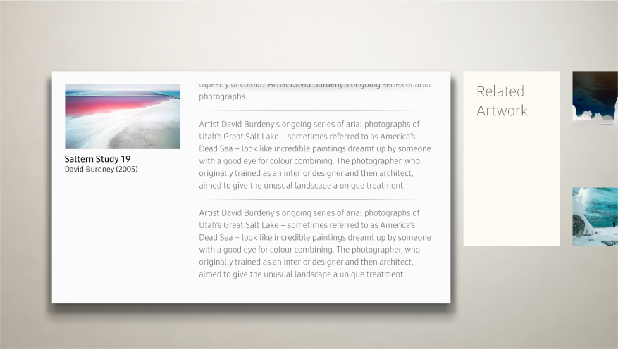 Existing Artwork Details Page