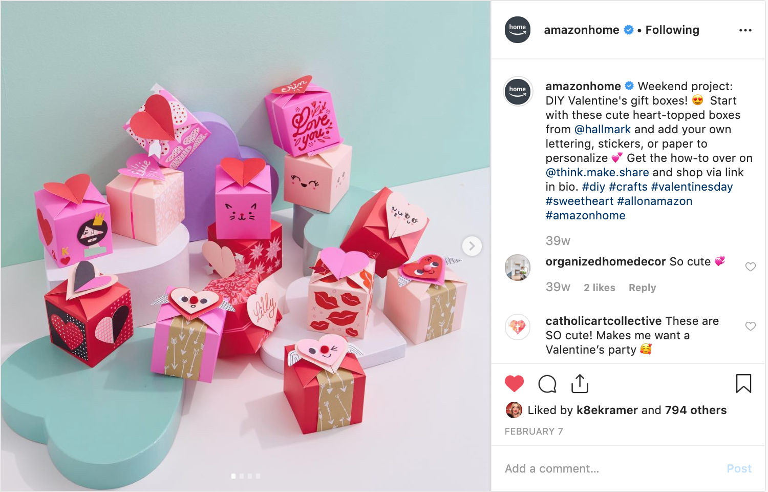 See social post @AmazonHome