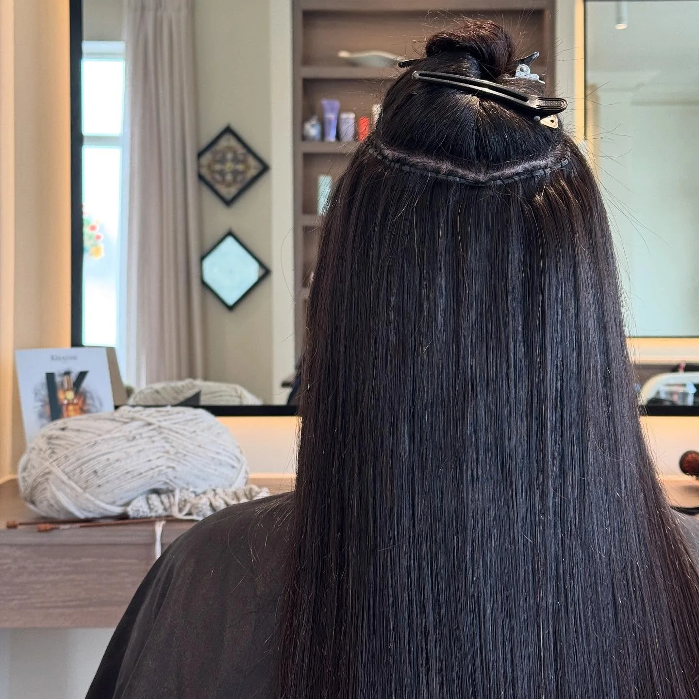 We start with the base - a clean, seamless stitch designed to protect and support.

The LA Weave technique keeps the scalp light, the sections neat, and the finish invisible.

Healthy installs aren&rsquo;t just about what you add - they&rsquo;re abou