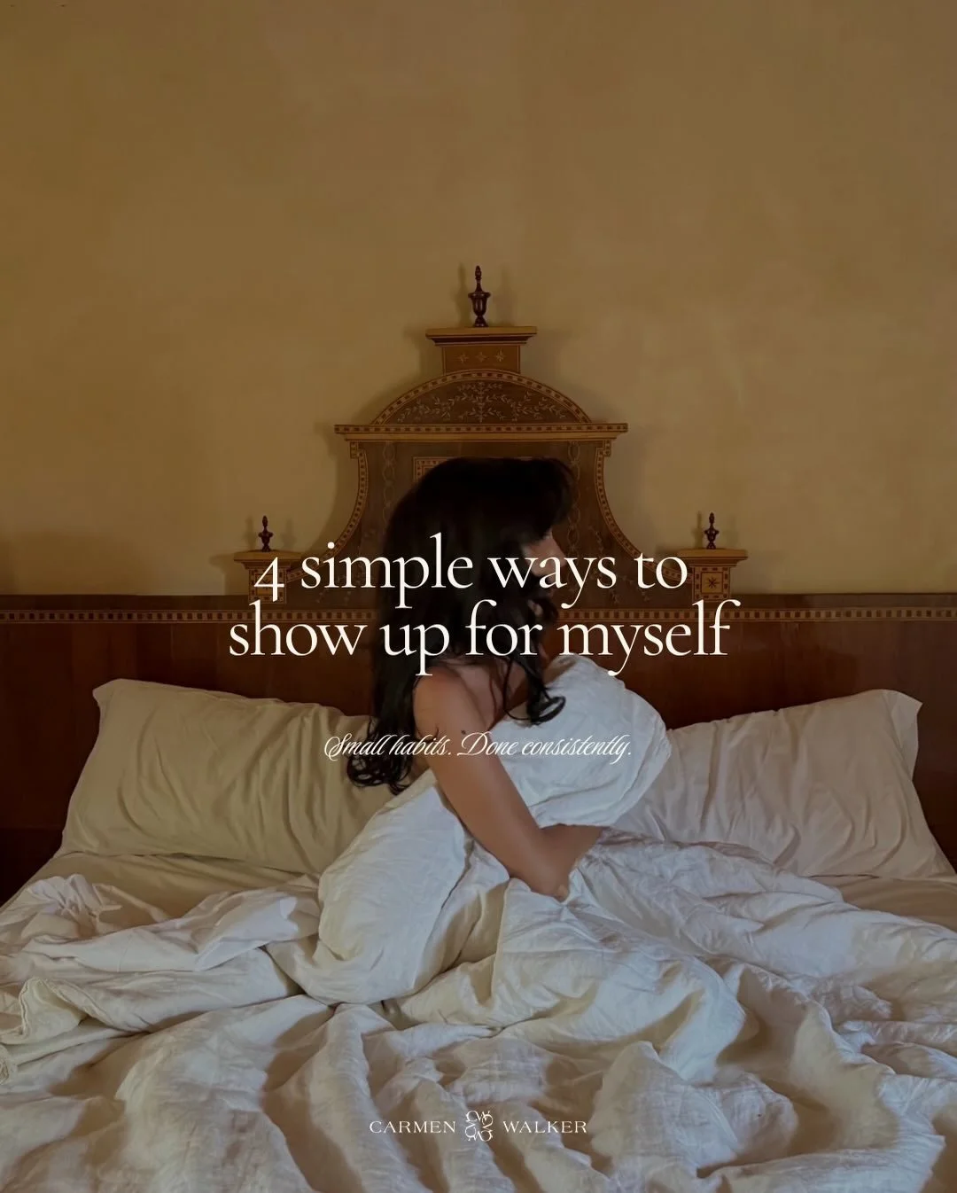 Small habits. Done consistently.