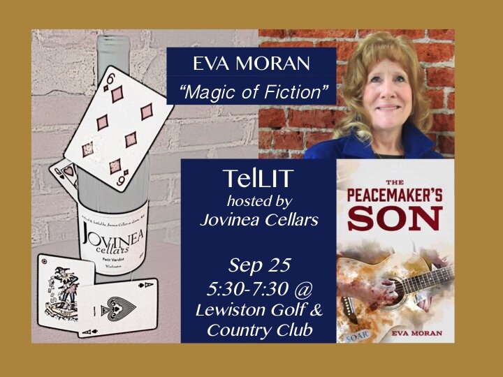 Eva Moran, author of The Peacemaker’s Son, will combine magic and storytelling for a memorable experience.