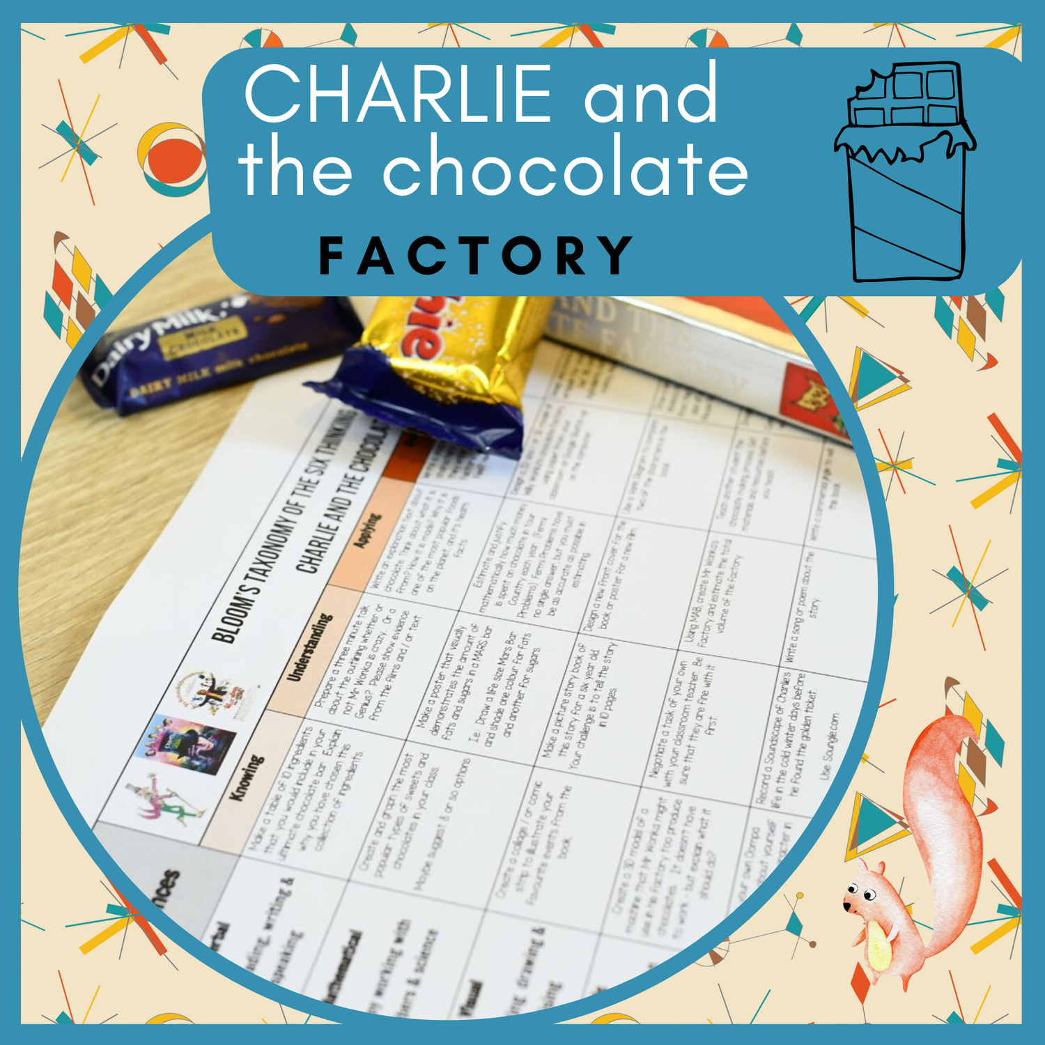 Charlie And The Chocolate Factory Unit Roald Dahl Novel Study Tasks And More Innovative Teaching Ideas Teaching Resources