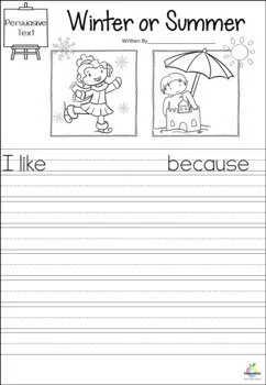opinion writing unit persuasive checklists prompts worksheets more innovative teaching ideas