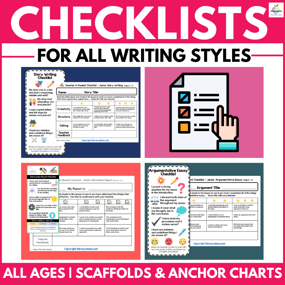 Writing Checklists at Jack Snook blog