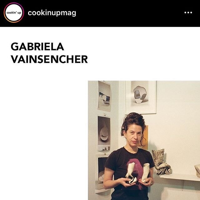 Thank you @evechaoz for this thoughtful piece about my work in @cookinupmag . I love the pictures you took of my work and me in our natural habitat.