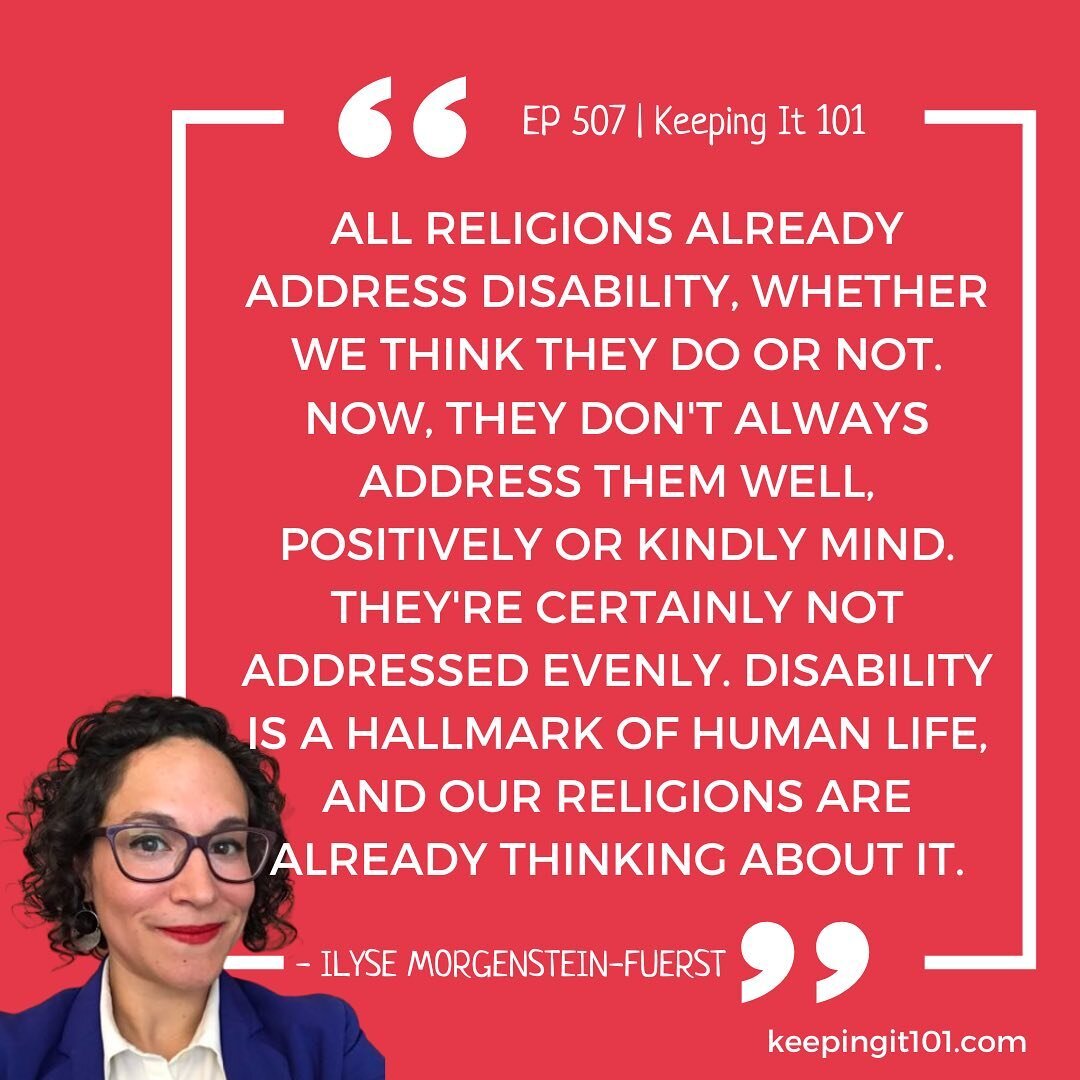 Have you listened to our new episode on disability yet? Find it wherever you get your podcasts🎧

#podcast #religiousstudies #keepingit101 #spotifypodcasts  #applepodcasts #buzzsproutpodcasts #googlepodcasts #amazonpodcasts #religiousliteracy #disabi