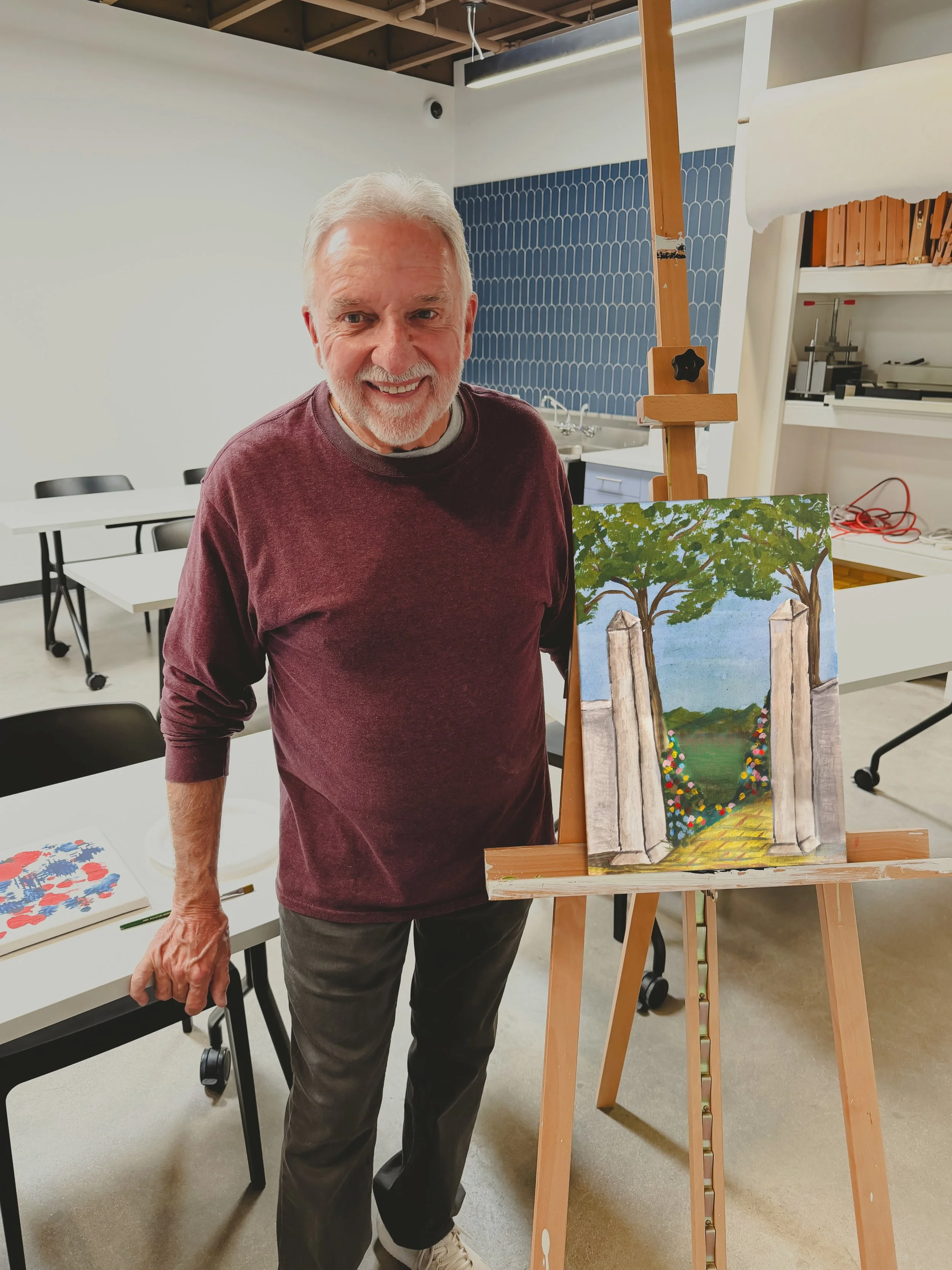 🌞 Make this the summer you finally try painting! 🎨
Artist Don Lowe is back at the GCAC with TWO beginner-friendly Acrylic Painting classes: 

🖌️ Beginning Acrylic Painting II (Workshop)
📆 Thurs, 5/28 | 9 AM &mdash; Noon
Explore the basics and cre