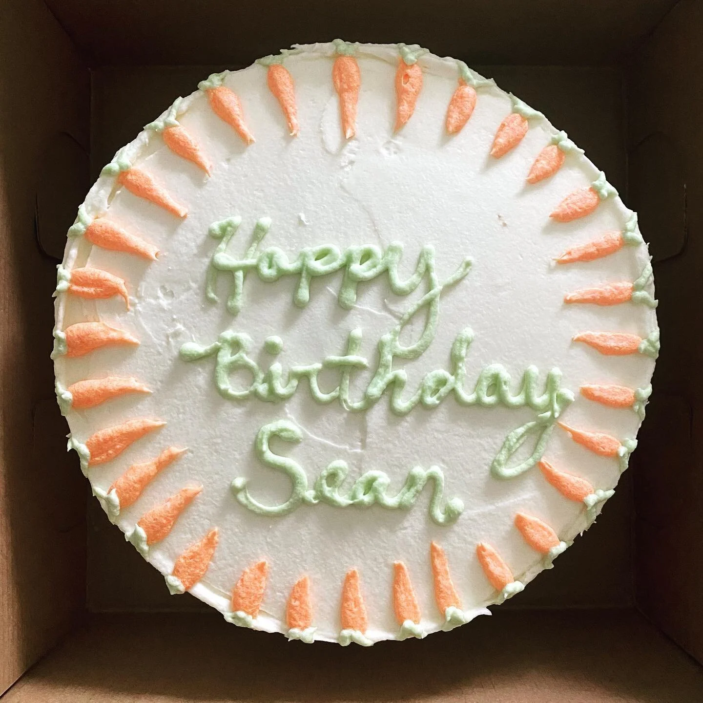 What better than carrot cake for your birthday AND Easter!? Fluffy and light cream cheese frosting and pecans for that nutty bite. #gfcarrotcake #glutenfreecake #blairsville #blairsvillega #visitnorthgeorgia #visitblueridge #visitblueridgega #blairsv