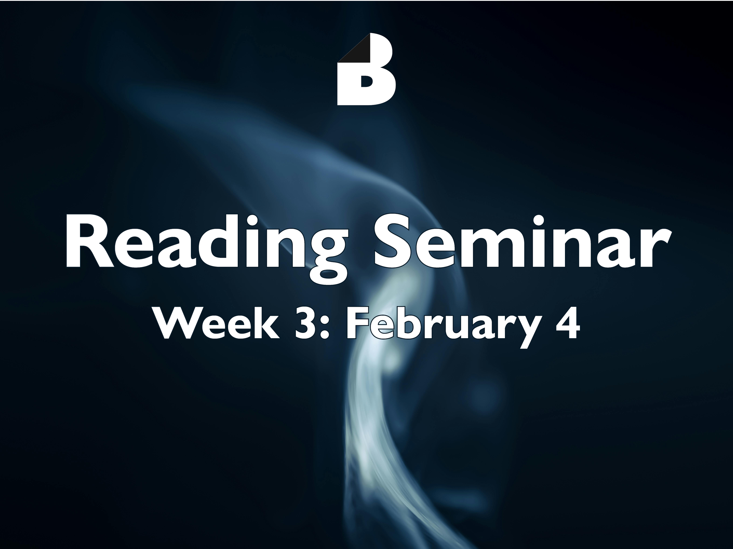 Reading Seminar (Week 3)