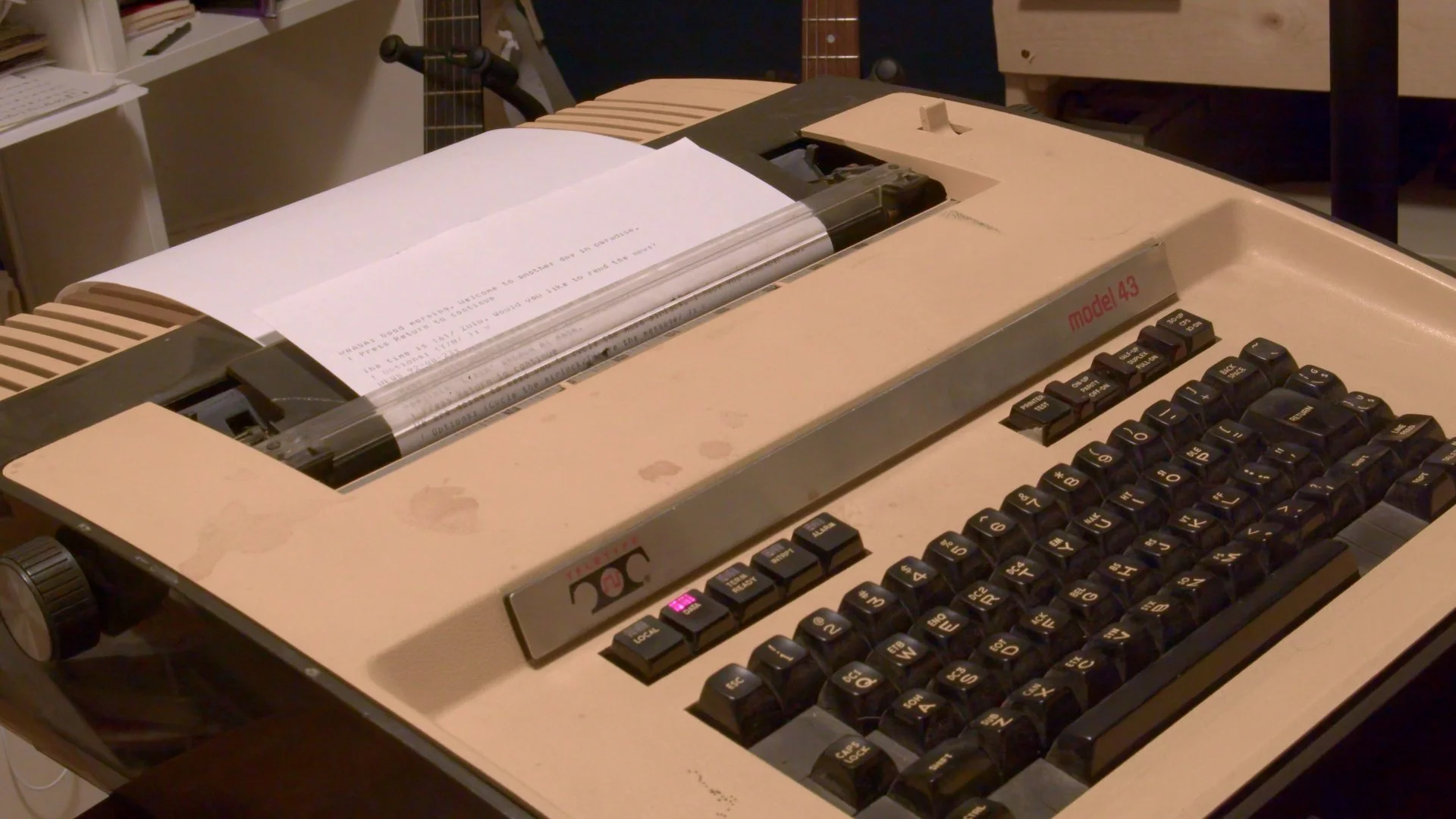 Coding a game in 3 hours on a teletype