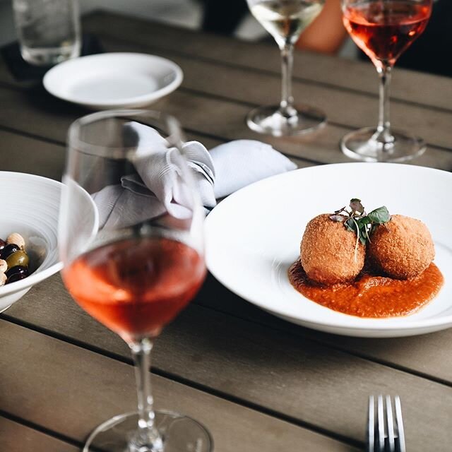 Ros&eacute;, olives &amp; arancini- it&rsquo;s going to be a perfect night for the patio!