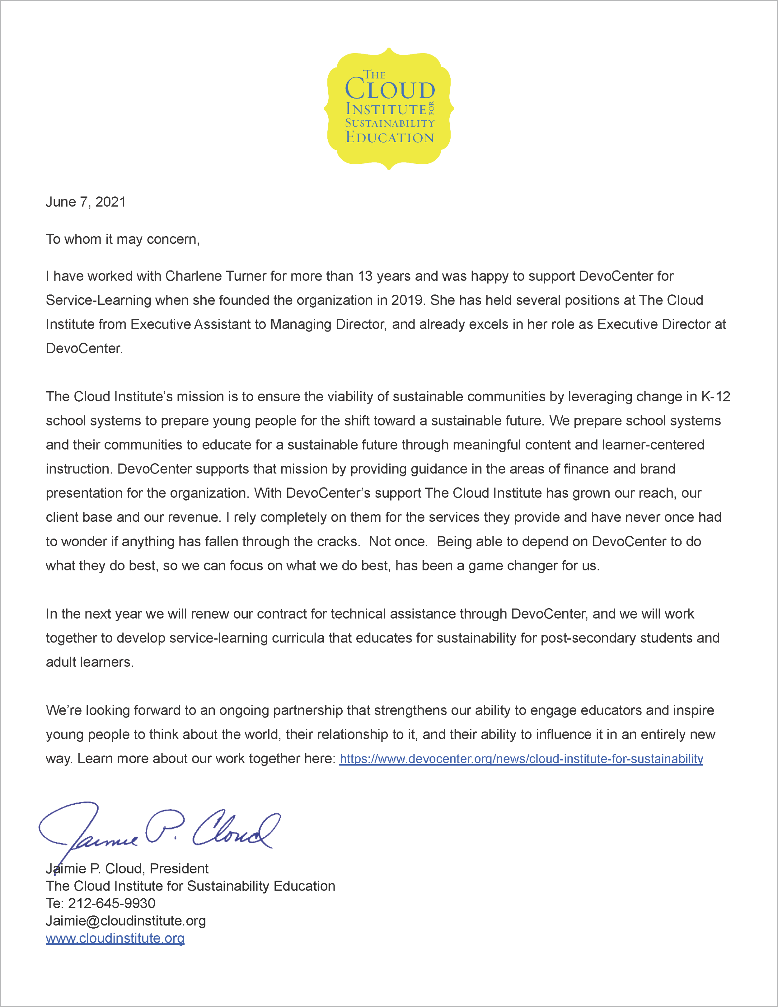 Cloud Institute Letter of Support.png