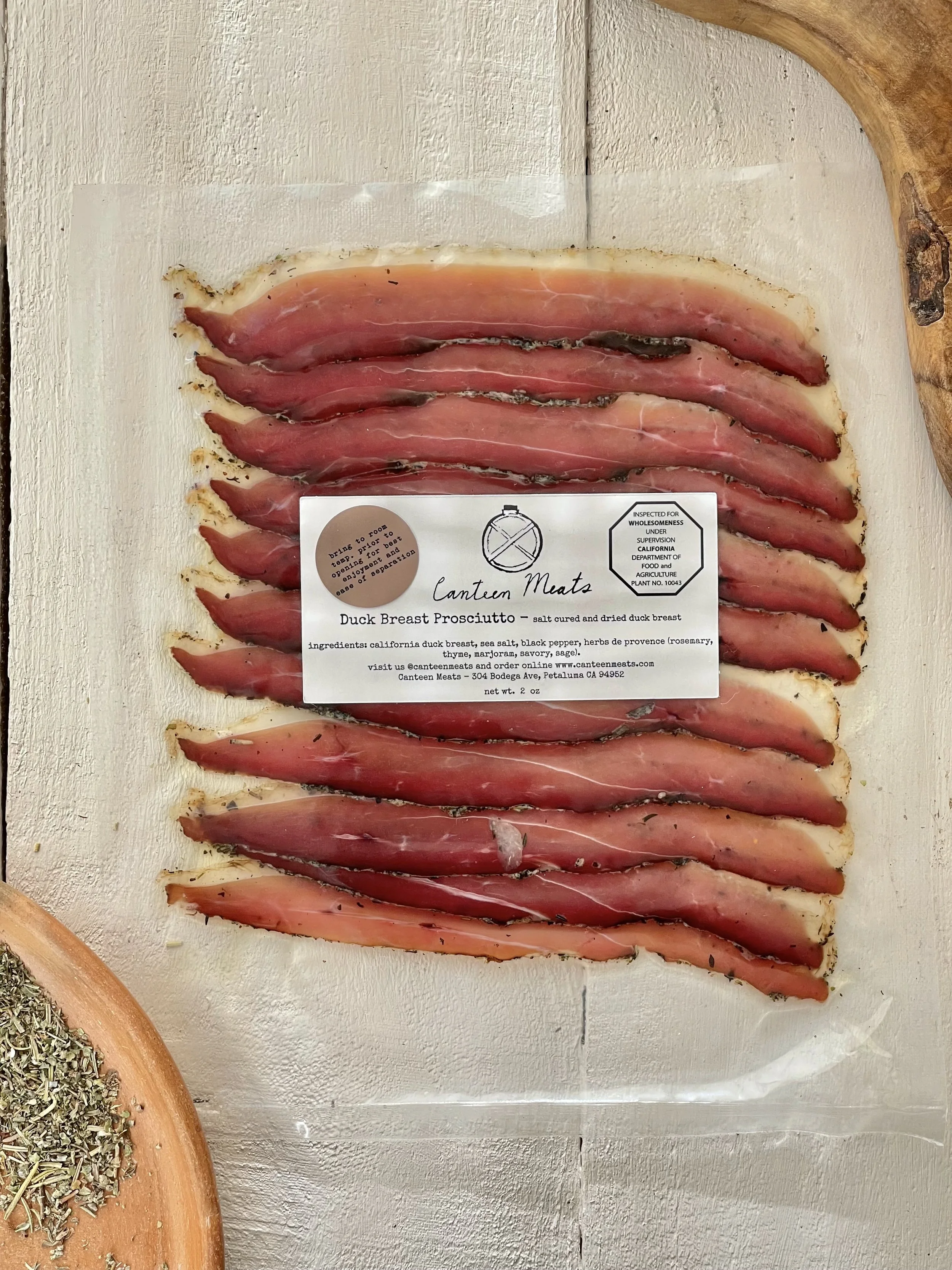 Duck Breast Prosciutto