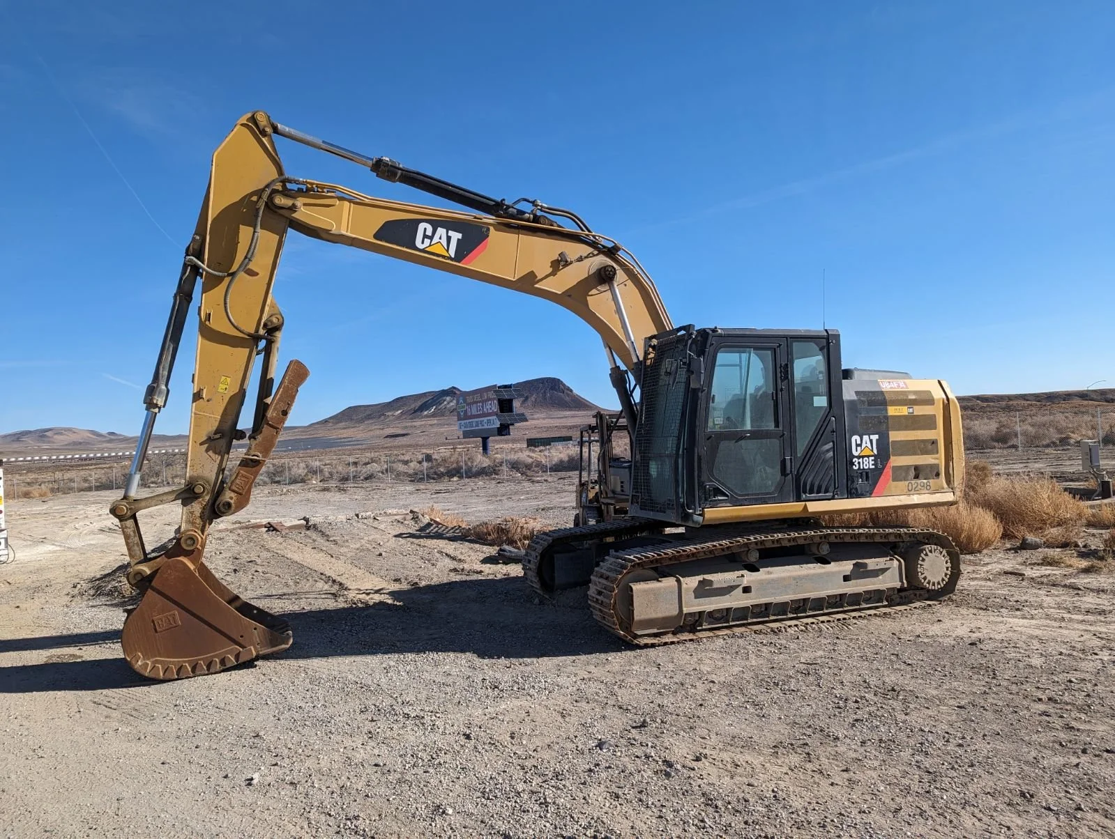 For Rent: 318 excavator