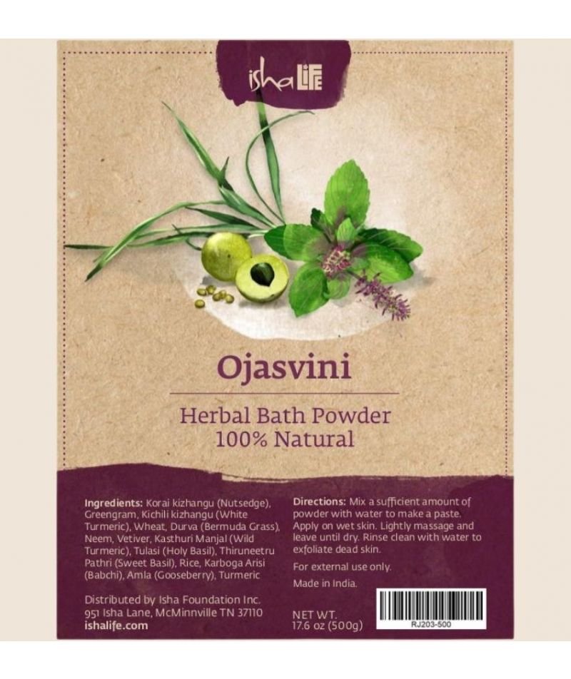 Kesh Jyoti Herbal Hair Wash Powder, 500 gm — Hanahatha Yoga