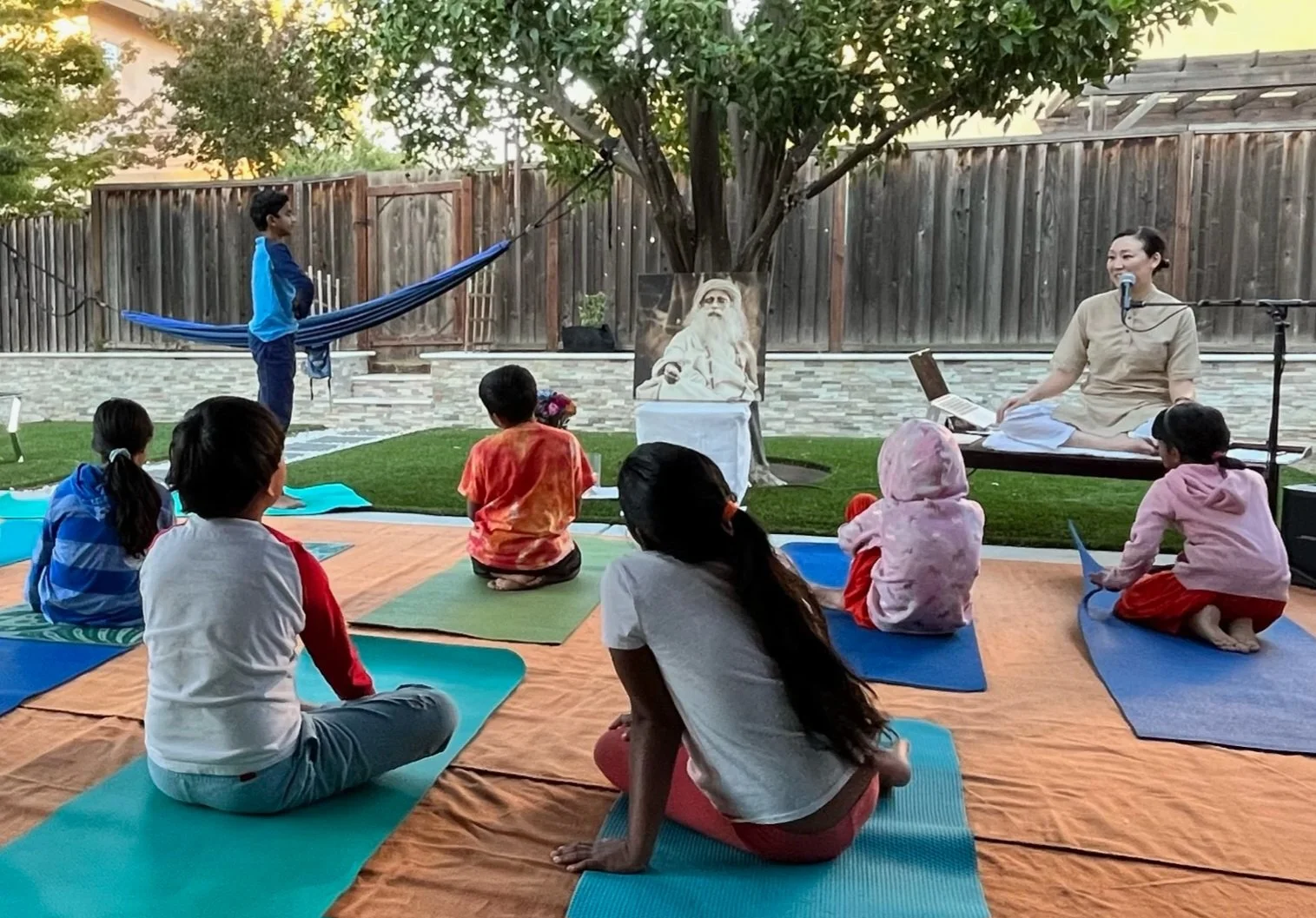 Kids' Angamardana Practice Session