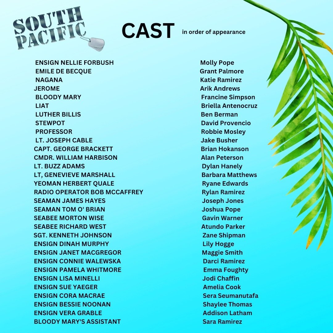 CONGRATULATIONS to our 'South Pacific' cast - it's going to be a great summer ! - Tickets on sale NOW! (link in profile) ~ rockwallsummermusicals.org #rockwallsummermusicals #rockwalltx #rockwalltexas #southpacific #dfwactor #dfwtheatre