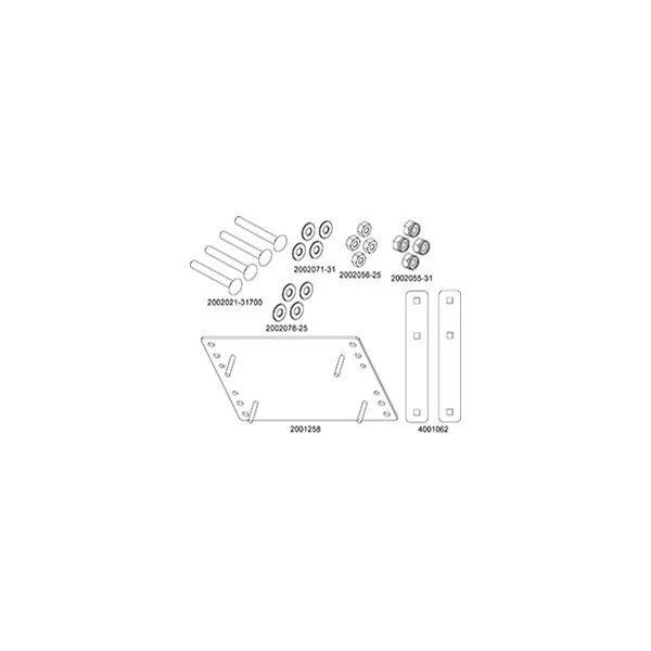Ag Leader Mounting Kit - Large Module Mounting Plate (Carriage Bolts) - 2001358