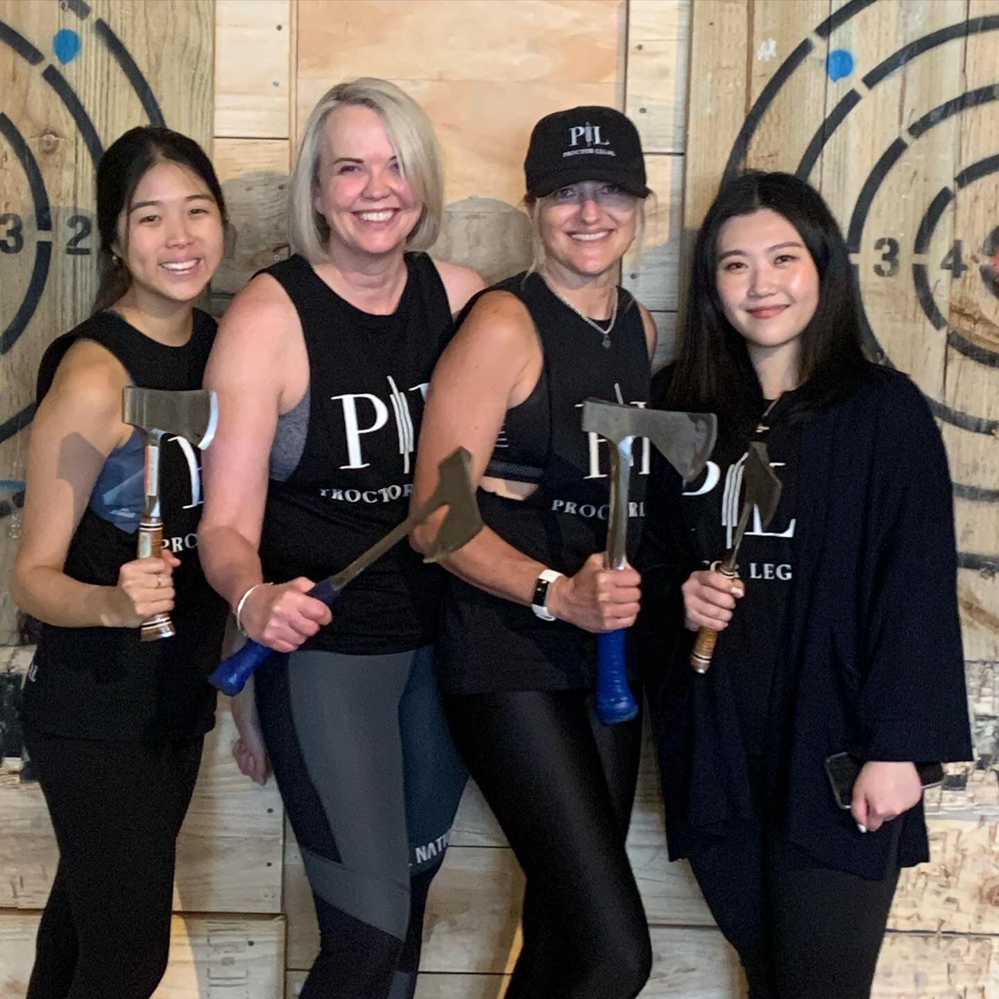 🪓Team bonding and axe throwing🪓 
Not something you think would go together🤔but we did and it was so much fun! Especially for our competitive #legaleagles 
Thanks for having us @axxecanberra #axe-cellentfun
#teambonding
#somethingdifferent #axetoge