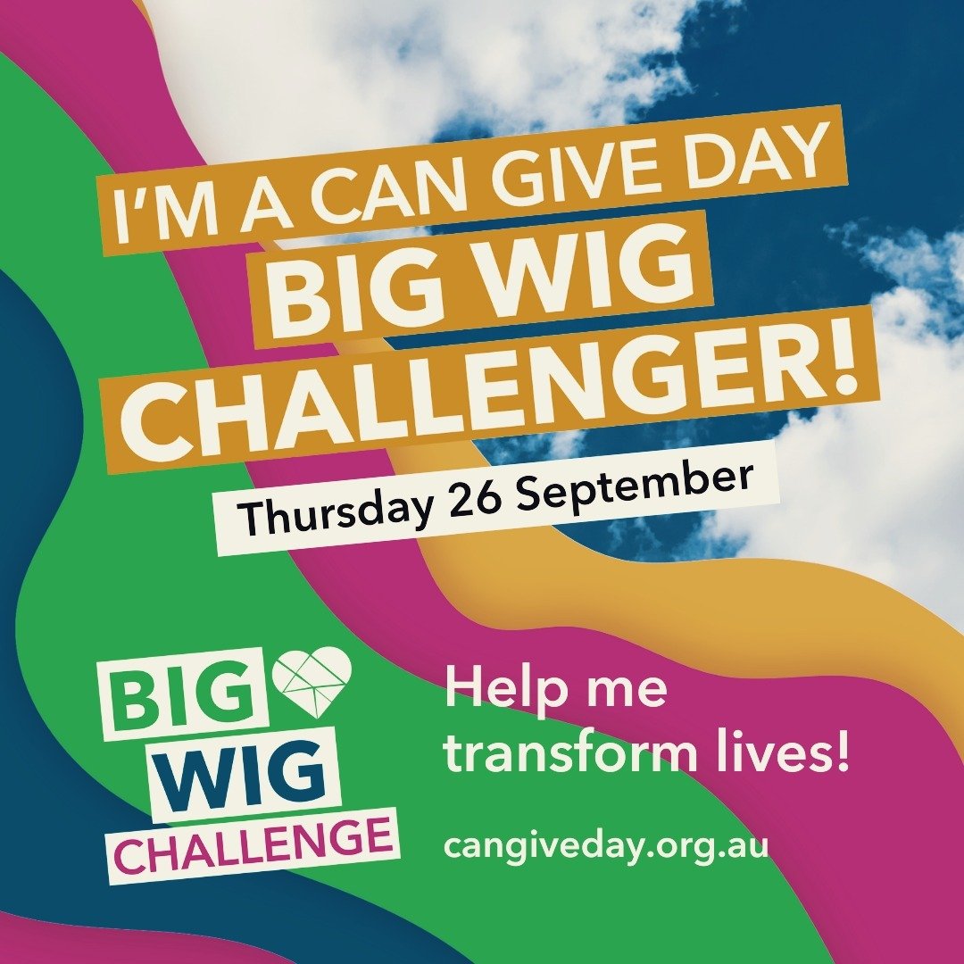 In memory of a very cherished friend and colleague recently lost to cancer, Susan is overcoming her fears to participate in the CAN GIVE DAY Big Wig Challenge on 26 September, where she will abseil down a building in her friend&rsquo;s honour. ❤️
As 