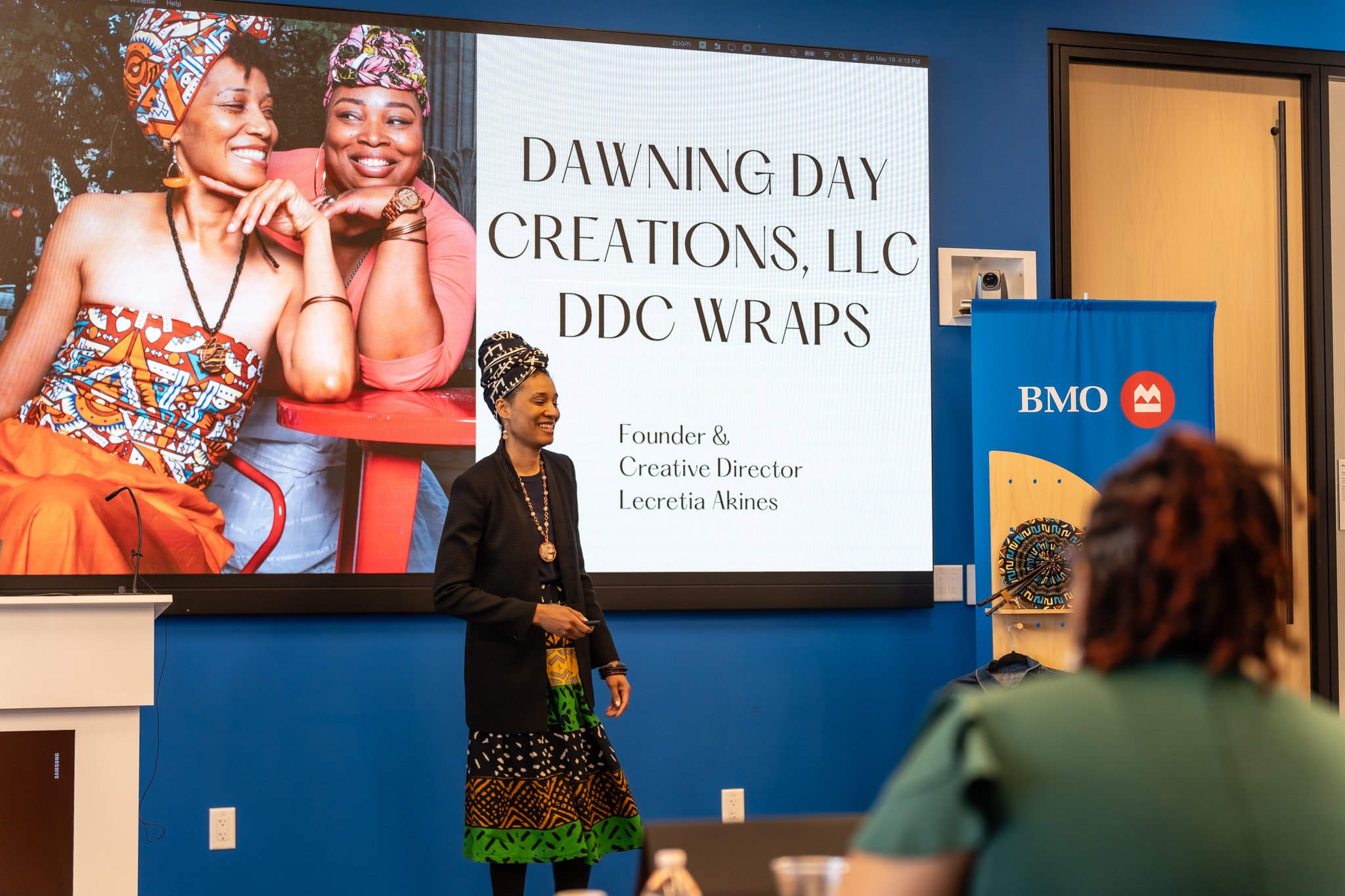 2nd Place: Lecretia Akines with  DDC Wraps