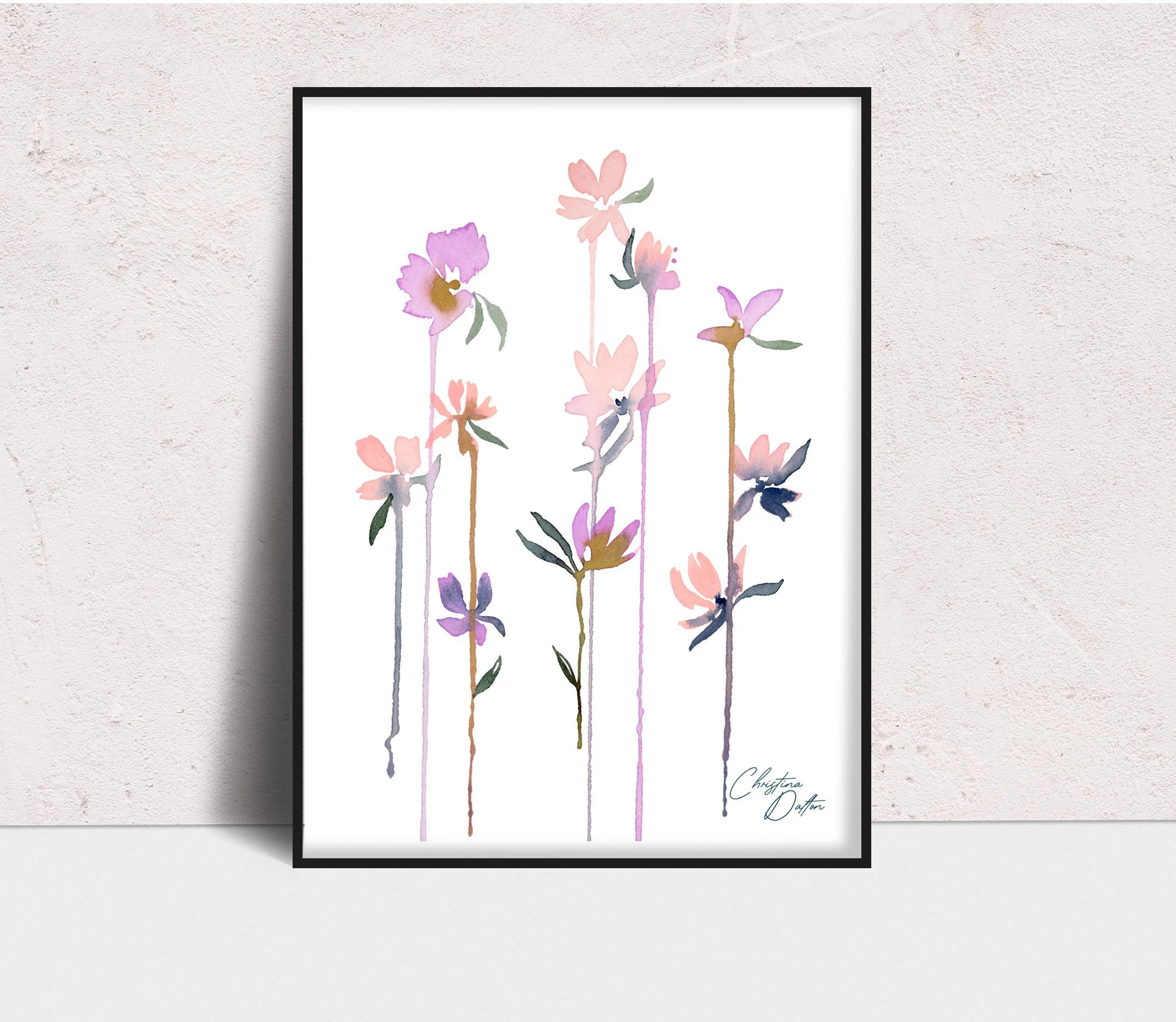 Mini Floral Drip_Framed.jpg