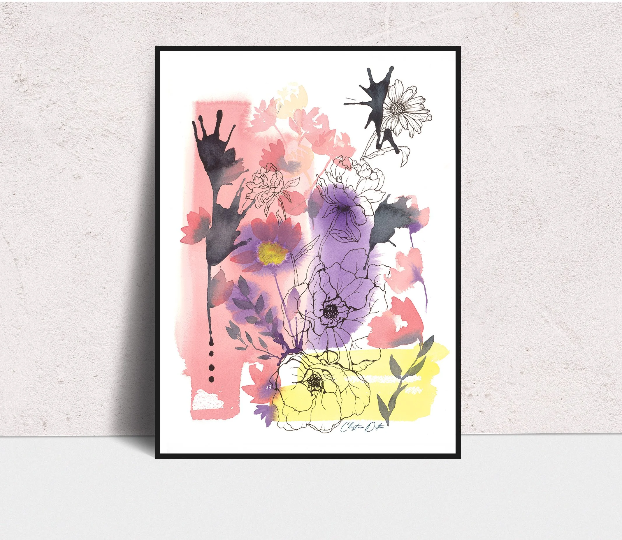 Poppies & Peonies_Framed.jpg