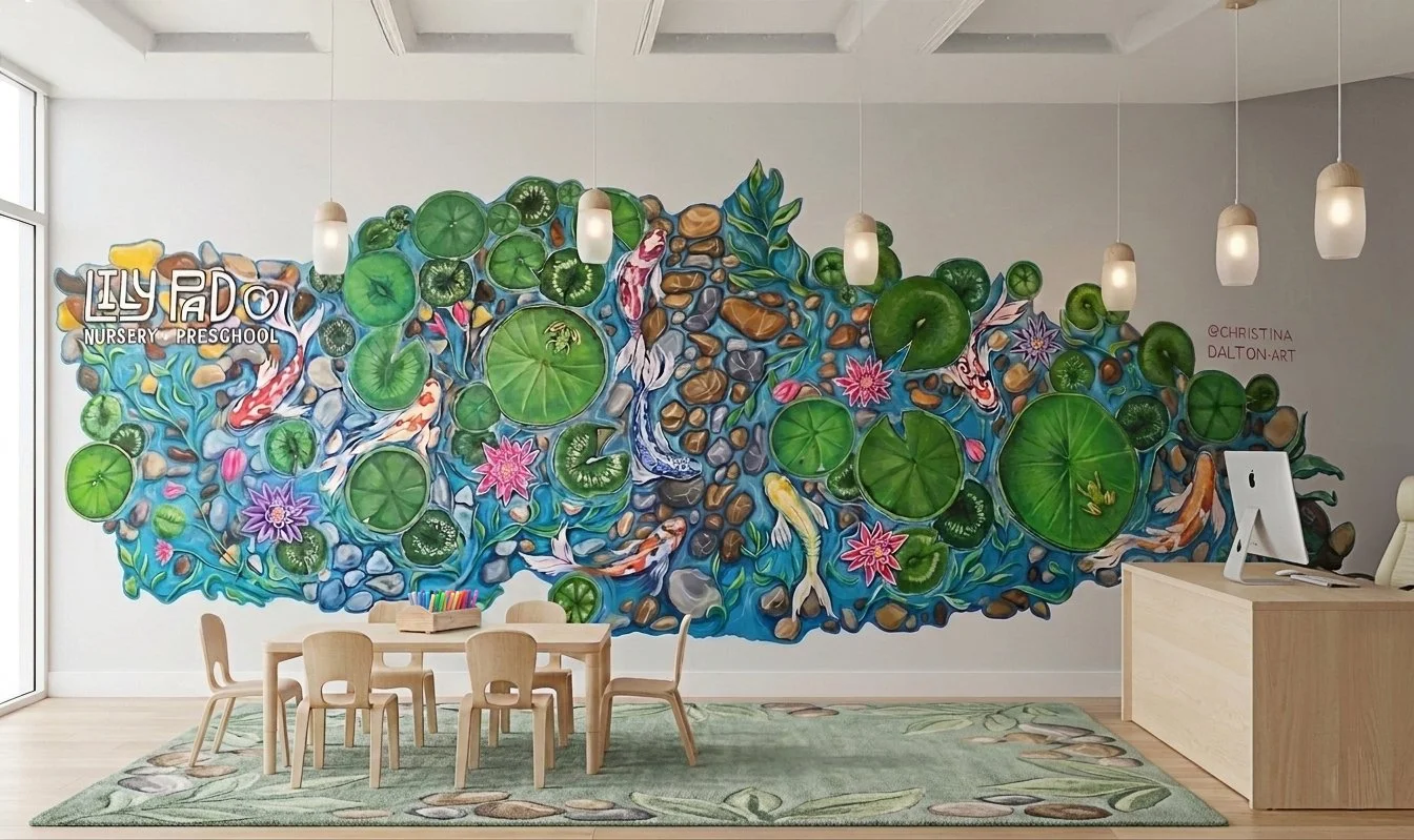 Lily Pad Mural in Classroom.jpg