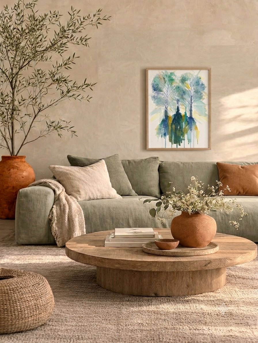 Tree Art Over Sage Couch.jpg