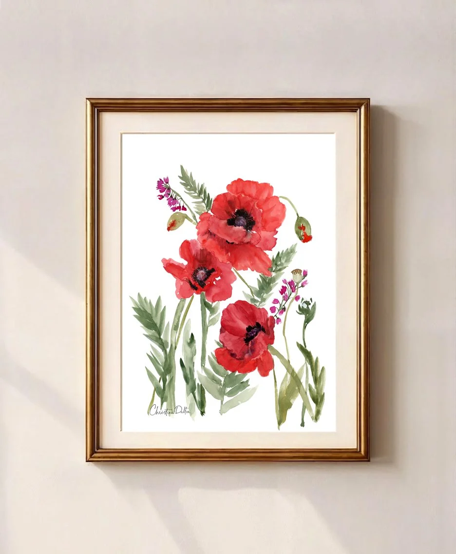 Red Poppies in Gold Frame.jpg