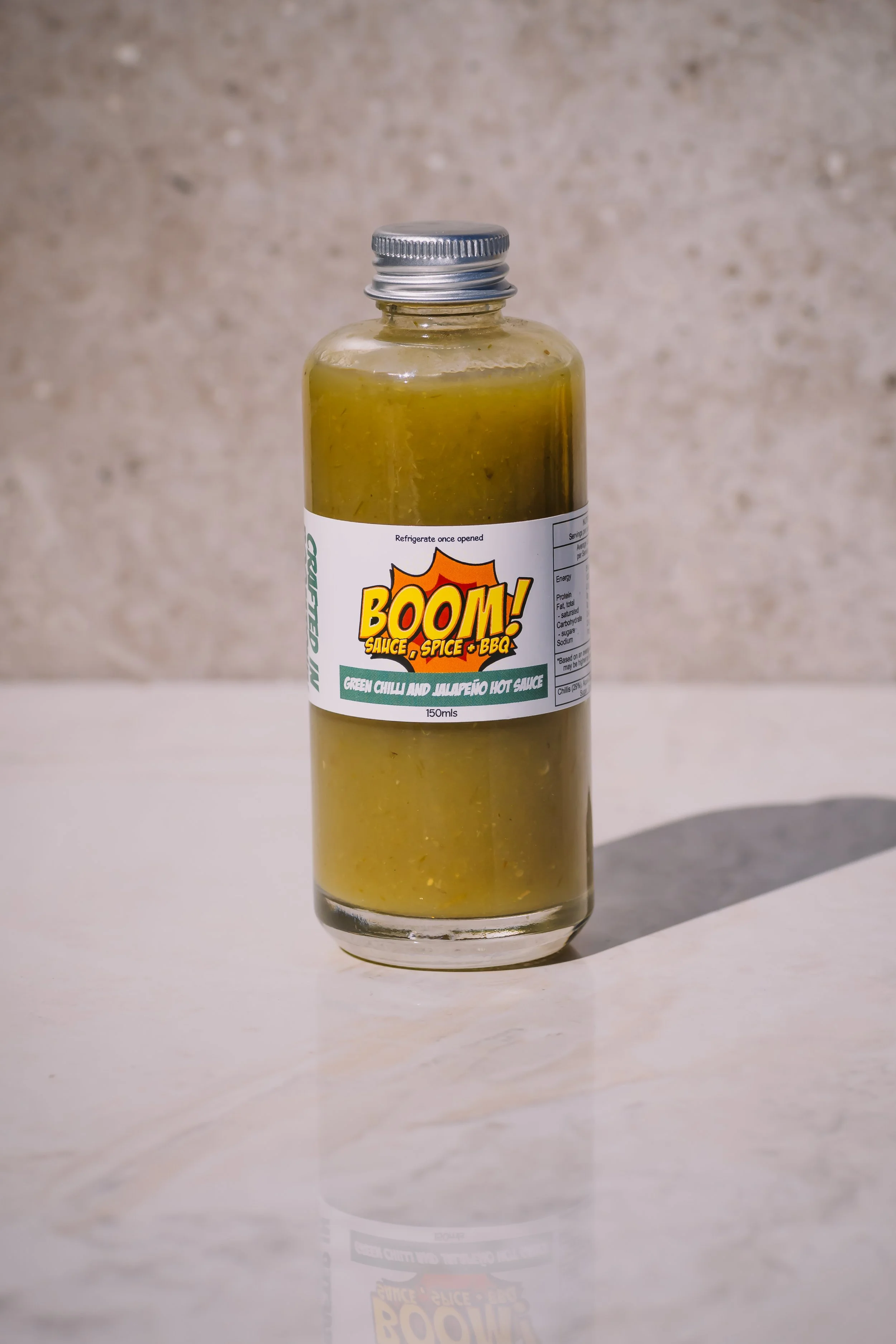 Green chilli and Jalapeno Hot Sauce