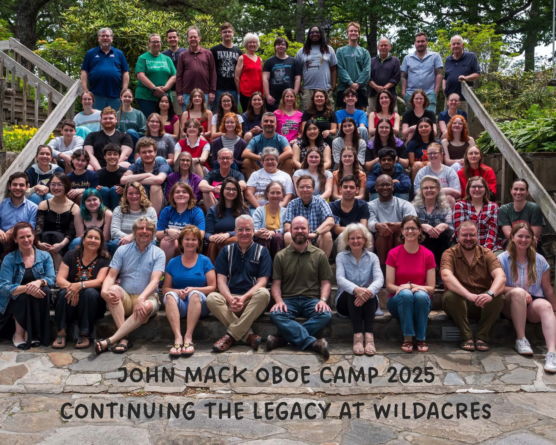 Class photo of 2025 attendees on steps