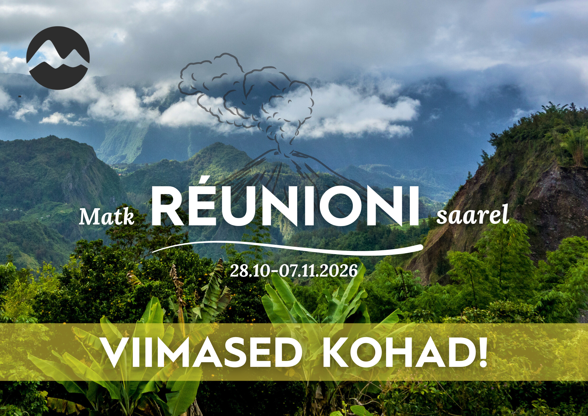 Eksootiline jalgsimatk Réunioni saarel 2026