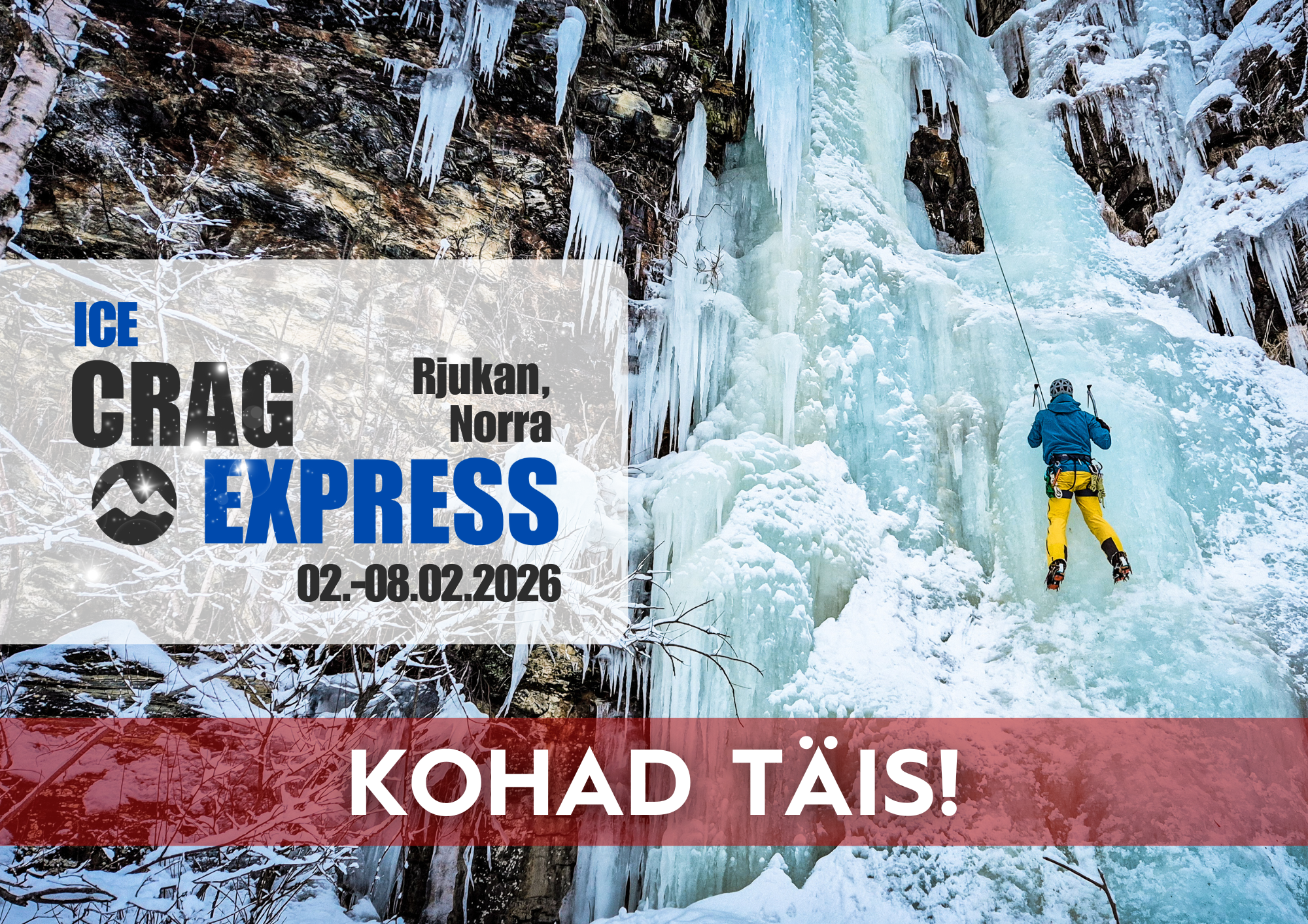 Ice Crag Express: Rjukan, Norra 2026