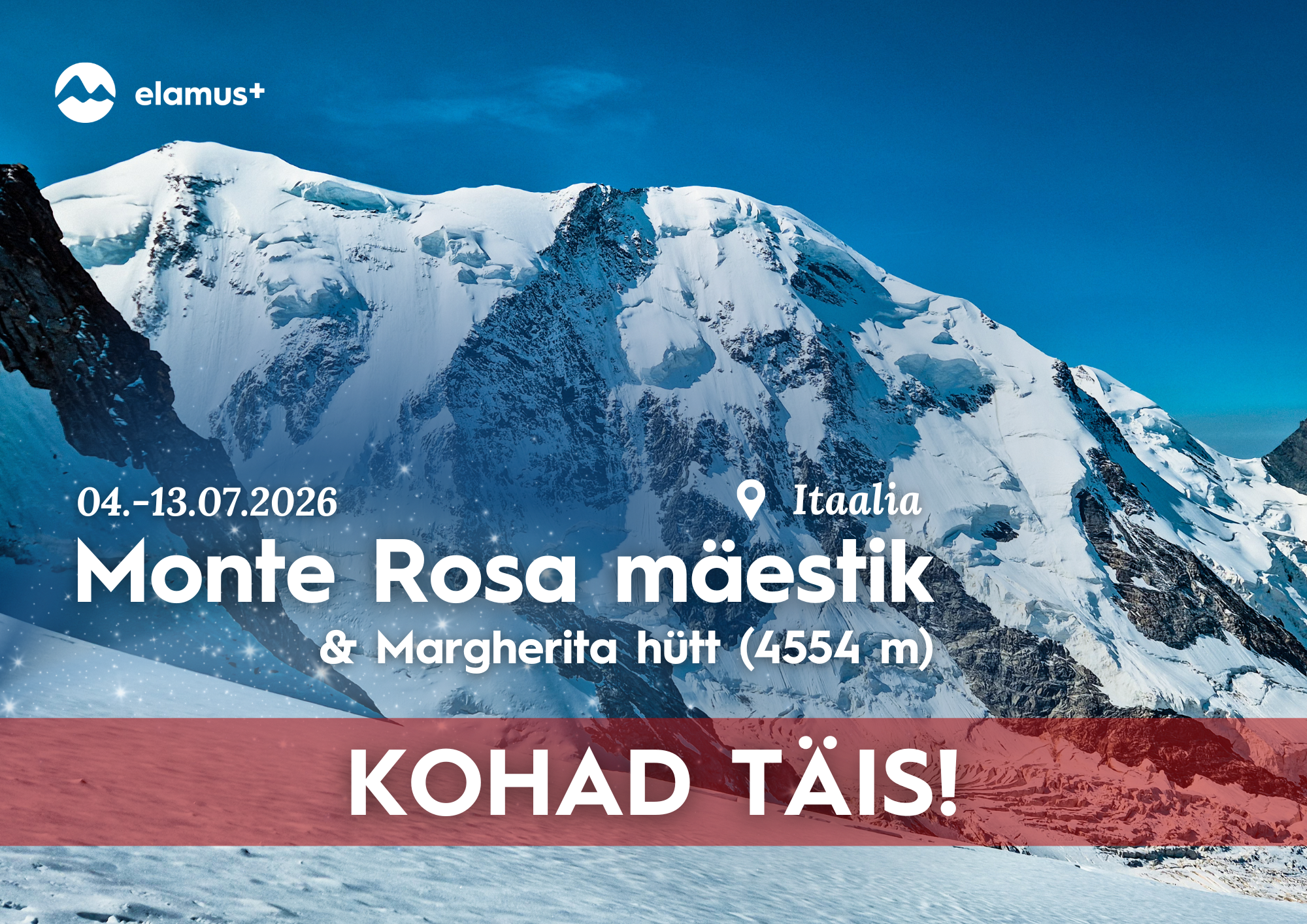 Monte Rosa mäereis 2026