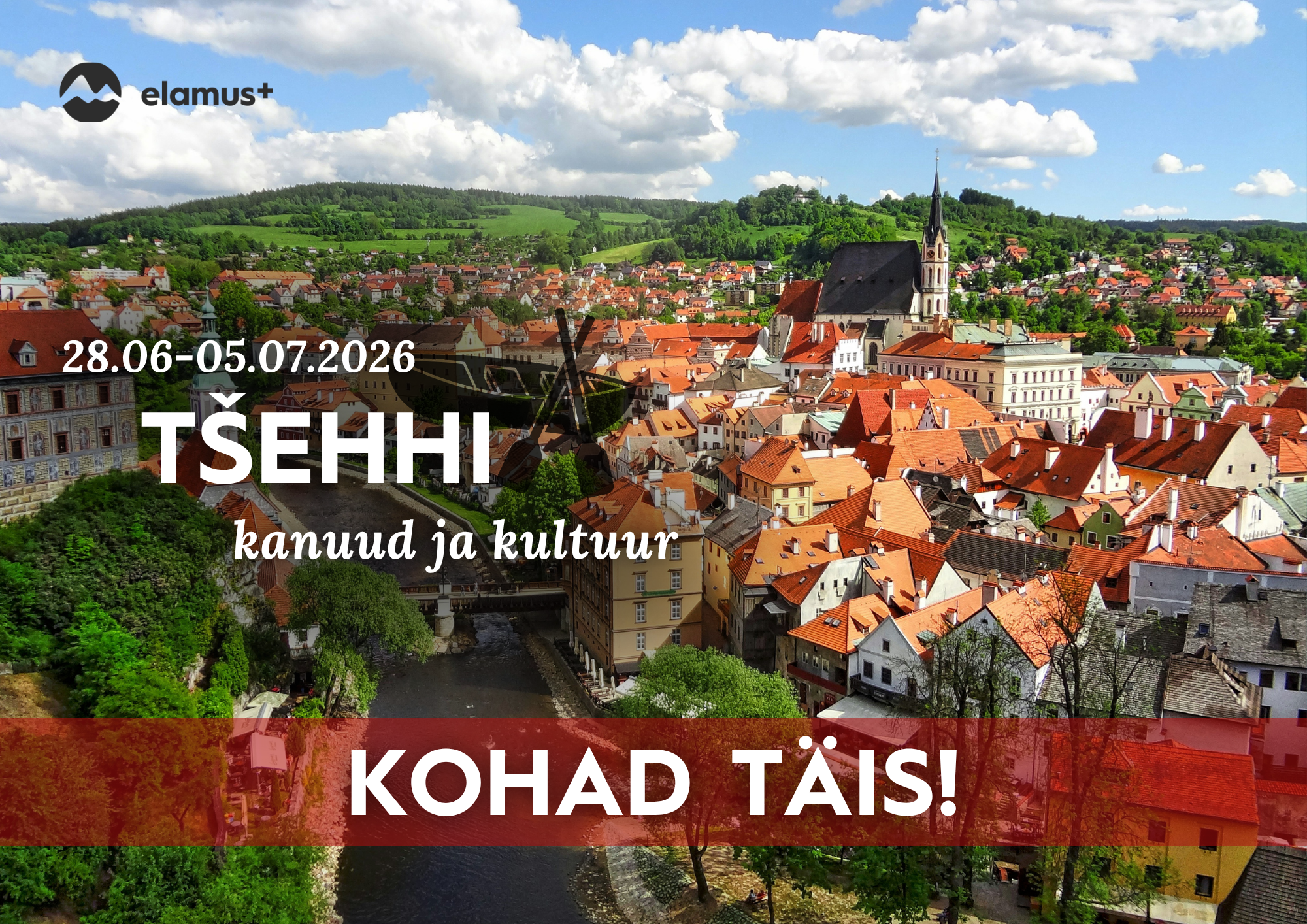 Tšehhi kanuu- ja kultuurimatk 2026