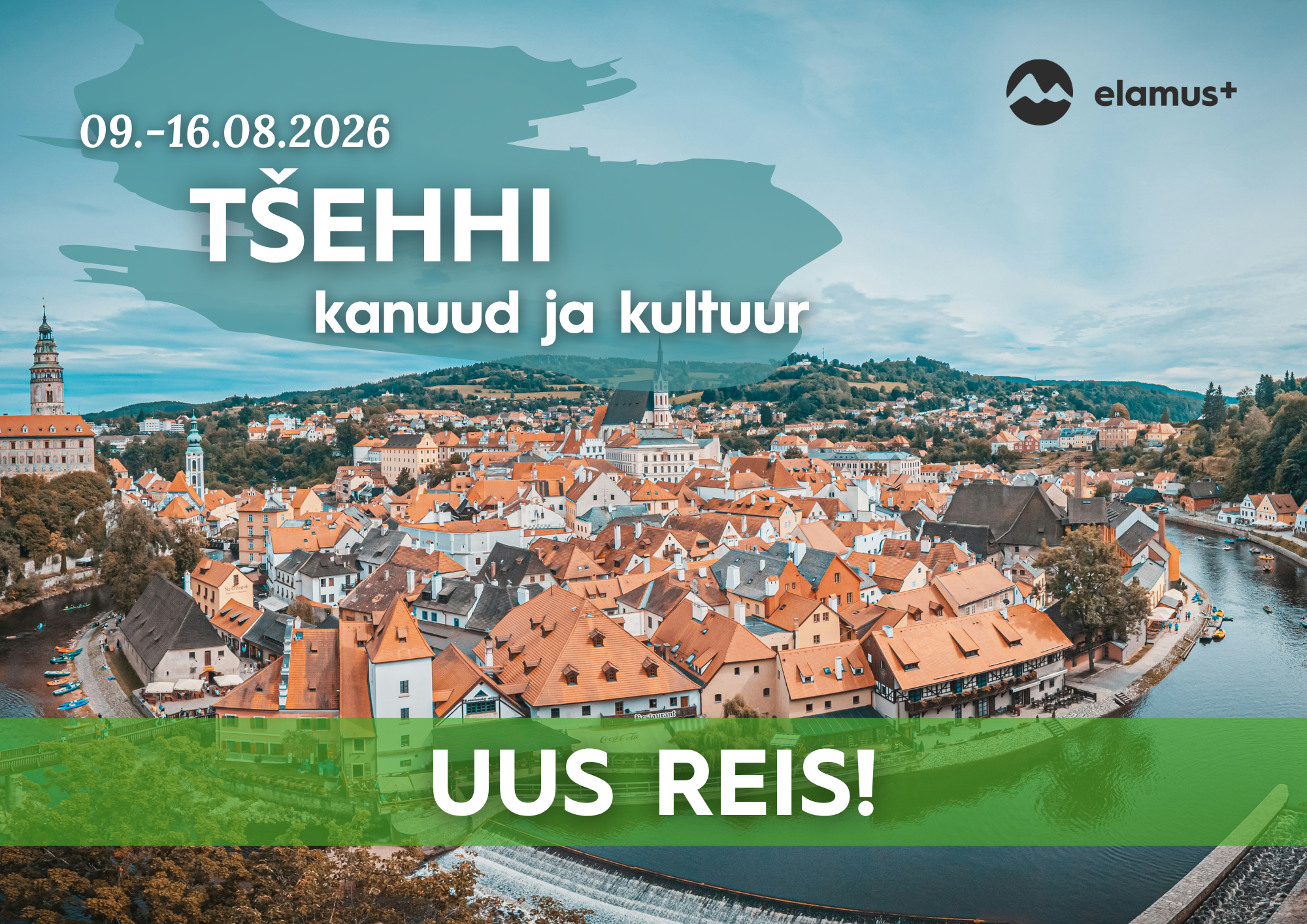 Tšehhi kanuu- ja kultuurimatk 2026/2