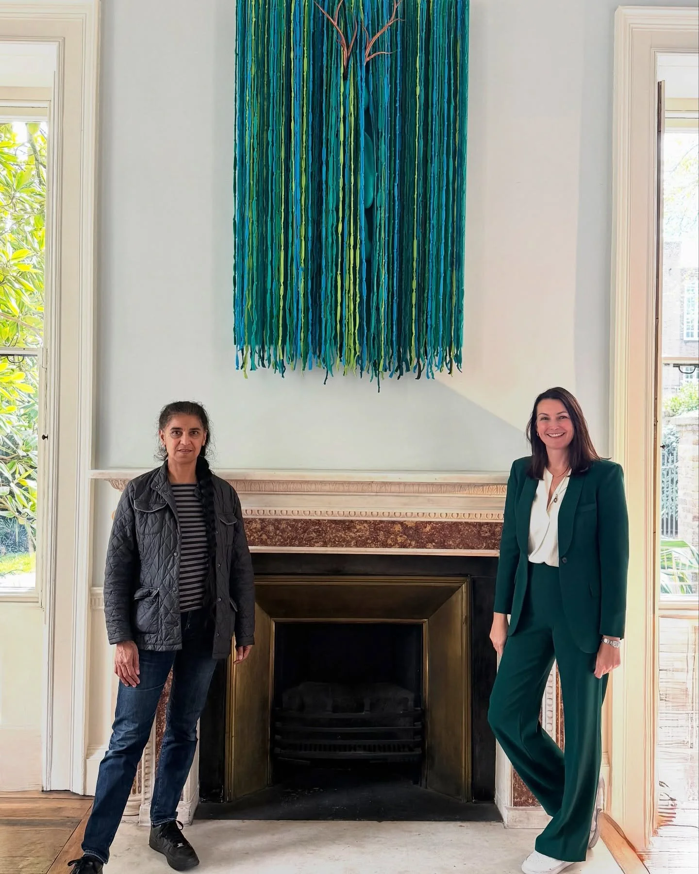 Congratulations @permindarkaur on your exhibition Mirror Mirror at Pitzhanger Manor (once the country home of Sir John Soane, but it&rsquo;s only in Ealing) which is a brilliantly creepy and subversive look at what is a &lsquo;home&rsquo;, and how se