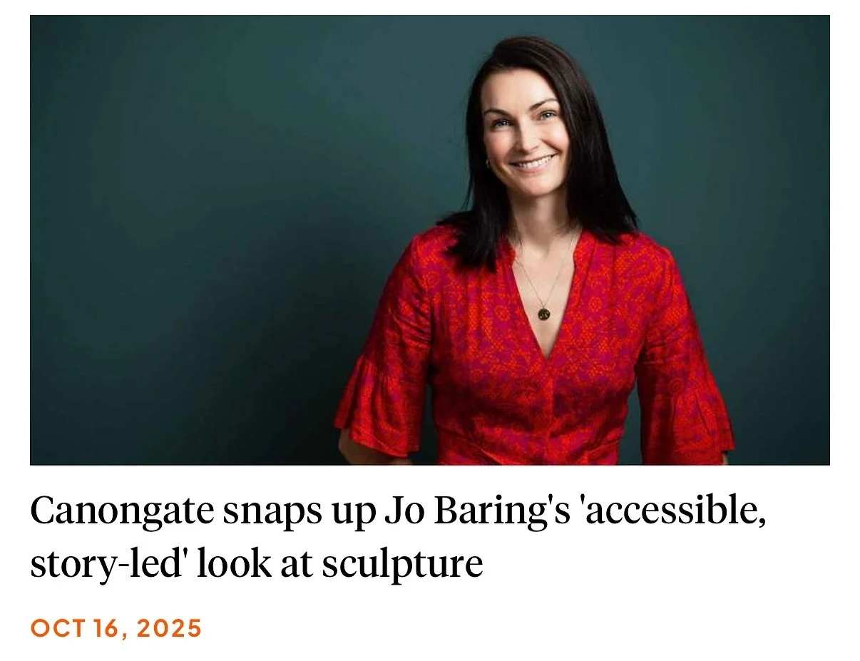 Beyond excited that the book I&rsquo;ve wanted to write for years is coming out next year! It&rsquo;s called TOTEM and is the human story of sculpture, asking what it might tell us about who we are, and our place in the world. I feel incredibly lucky