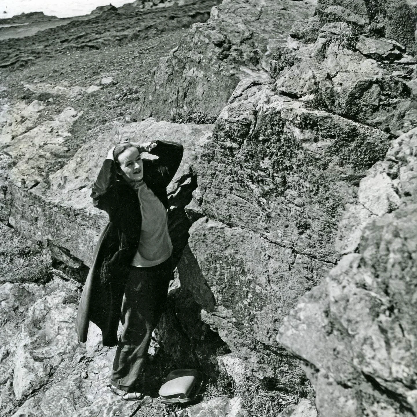 "When I look at landscape and see someone moving or standing or sitting on a cliff, or sit down on it myself, spread myself and look outwards, there&rsquo;s no sound except perhaps a bird singing &hellip; Don&rsquo;t you find that you fall, as i