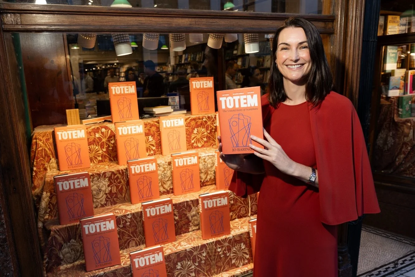 Some snaps from the launch of TOTEM: The Untold Story of Sculpture! It went in a flash, such a joy to celebrate. It is a book which takes in 40,000 years of human creativity, and we even made our very own Angel of the North with my cape.. thank you t
