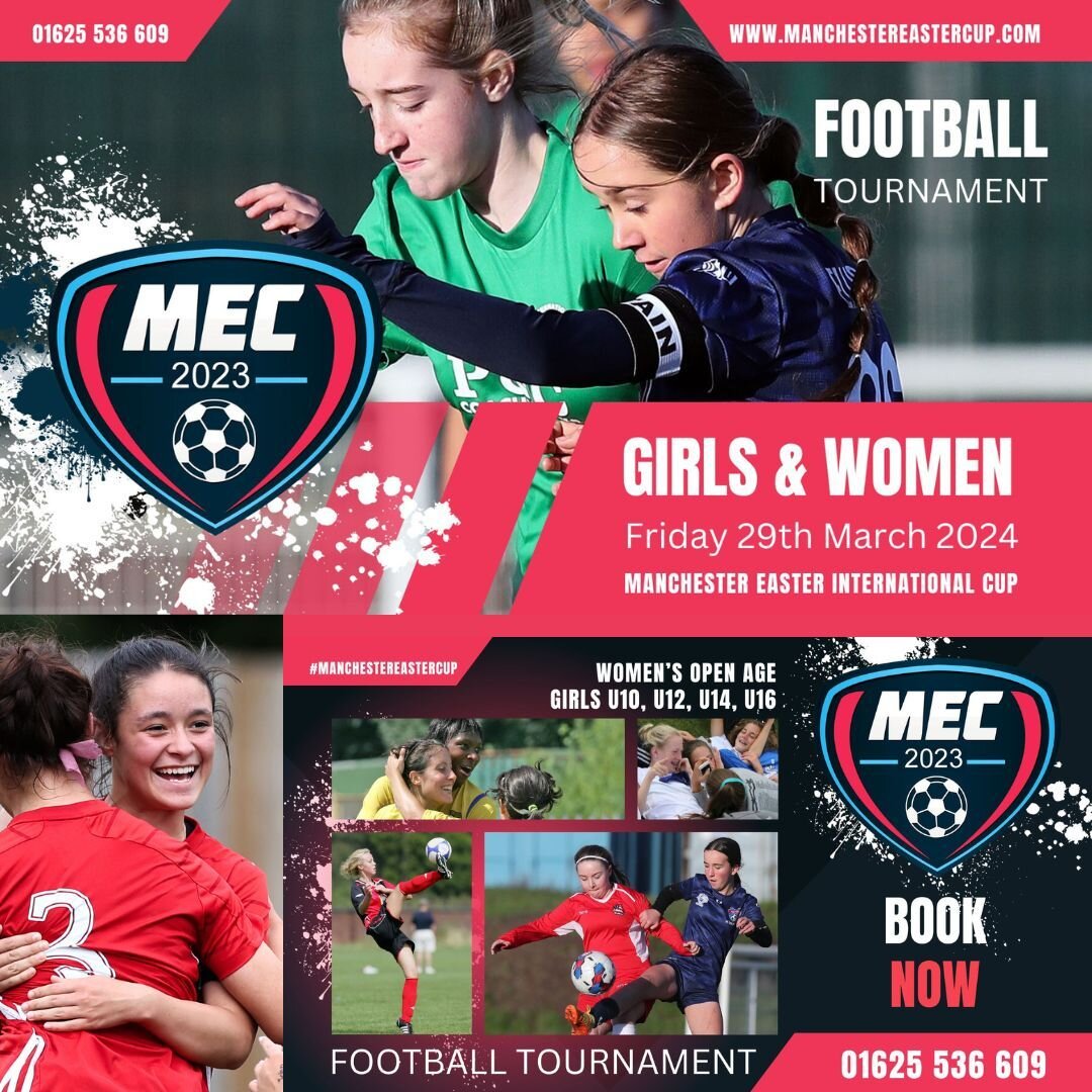 GIRLS-ONLY Football Tournament New Balance Manchester Easter Cup
Don't miss out on our one-day girls-only football tournament, featuring an open age category for adult women. Make your Easter weekend unforgettable and join us for a day of fun and com
