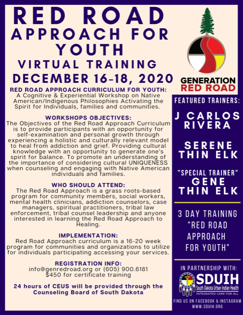 Red Road Approach for Youth Training