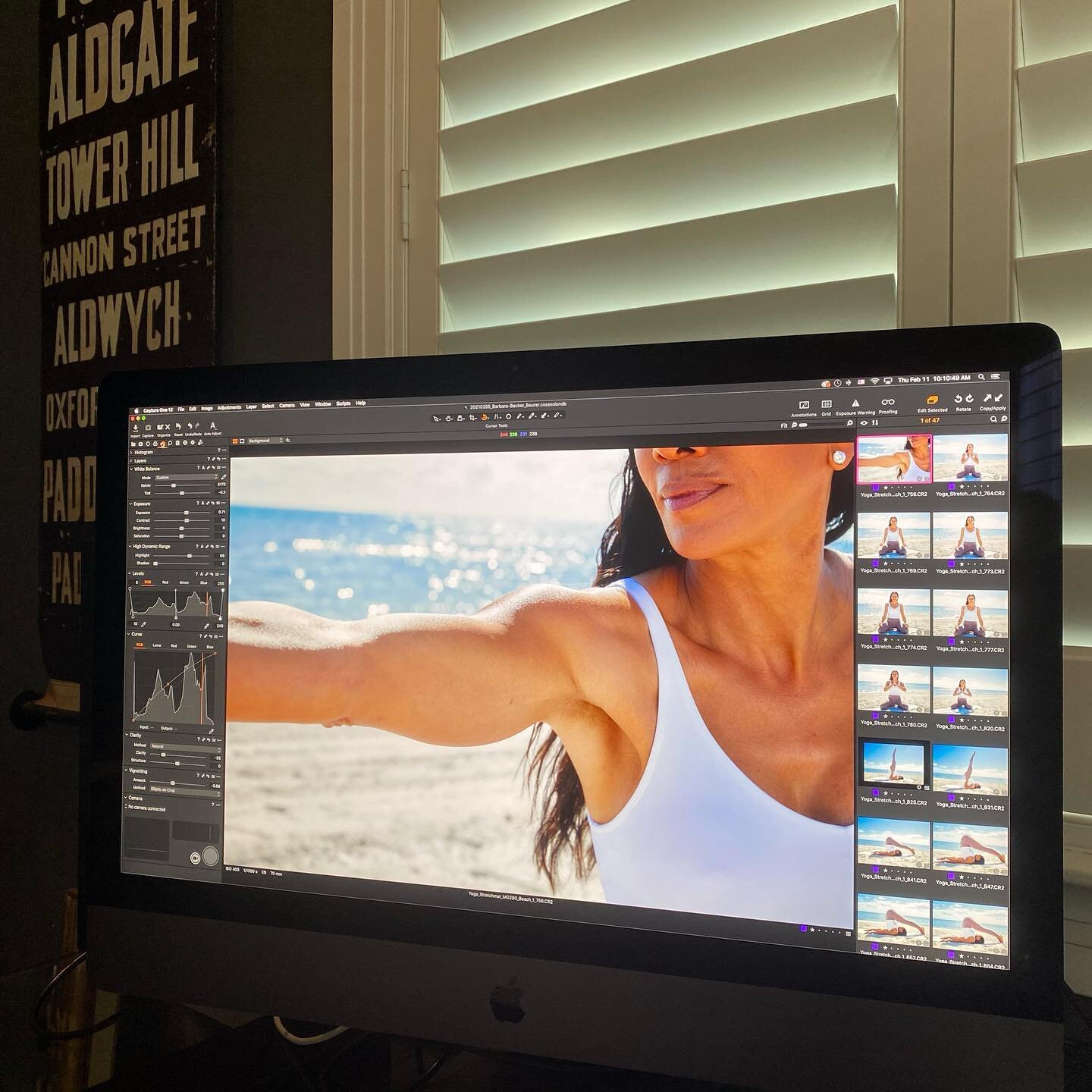 Working from home today. Selecting images from our @beurer_official TV Commercial and Photo Shoot with the amazing @barbarabeckersworld @gsbeaute @lizdanielsstyle @cayleendavies @247creative_group @iam_adrianruiz @francisco_c @steveboxall #workfromho