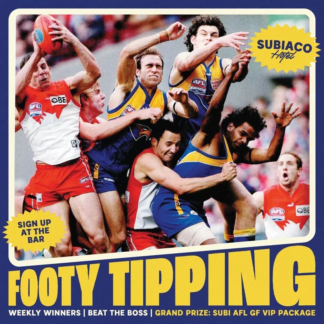 Hurry! This is your last chance to register for Footy Tipping with us for the 2024 AFL Season.

Register for your chance to WIN the ultimate grand final VIP package! Win entry for you and 3 mates plus rocky ridge beers&nbsp;🍻 

For more info follow 