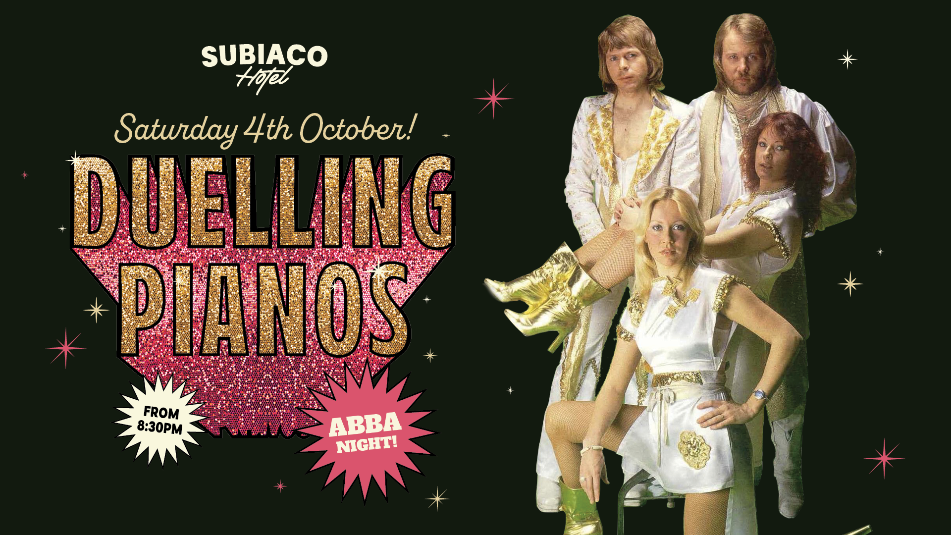 ABBA Duelling Pianos Night