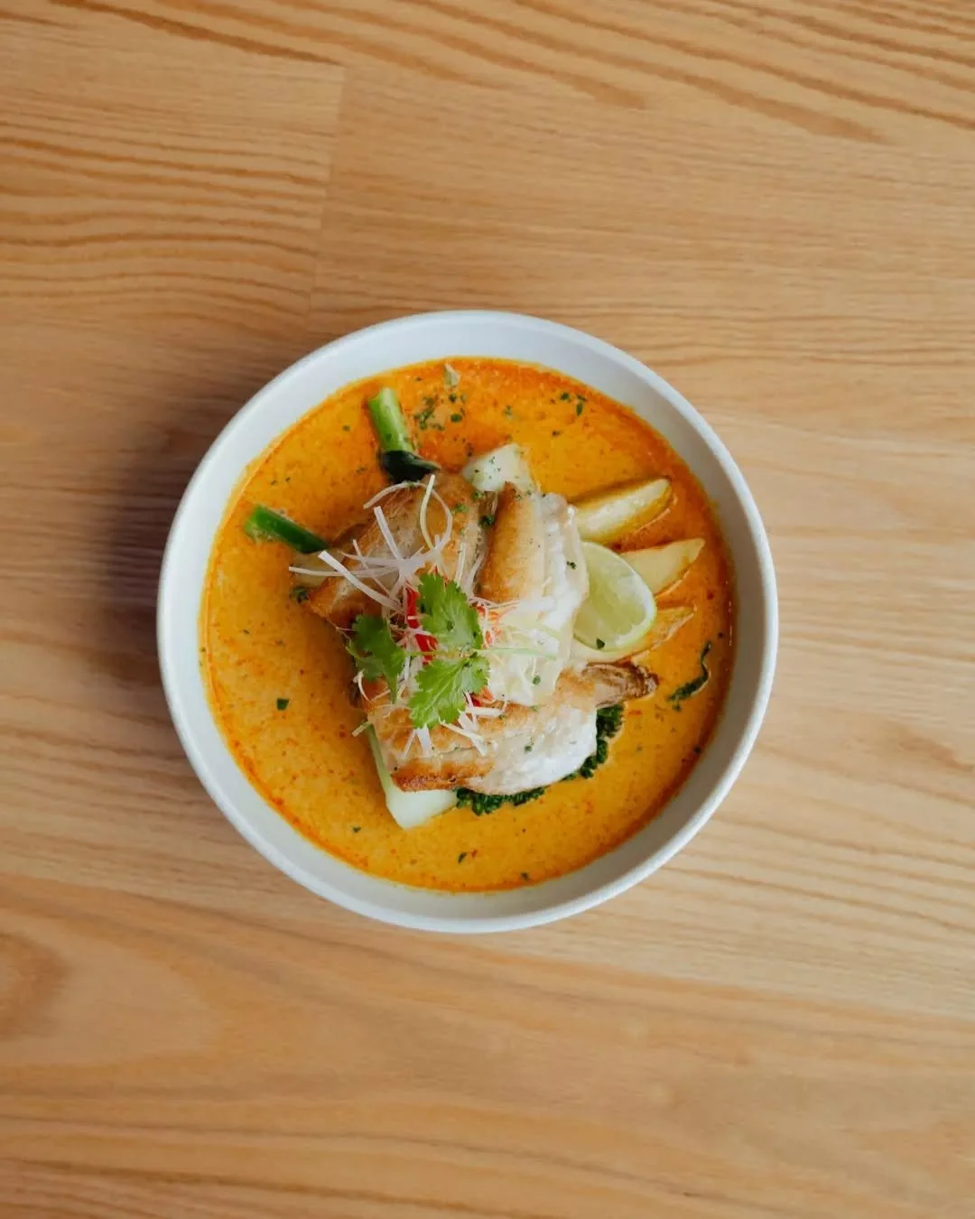 Local catch, done right 👌 Our Market Fish is served with rich coconut laksa sauce, Asian greens &amp; a zesty hit of lime.

For bookings at the Subi head to the link in our bio.