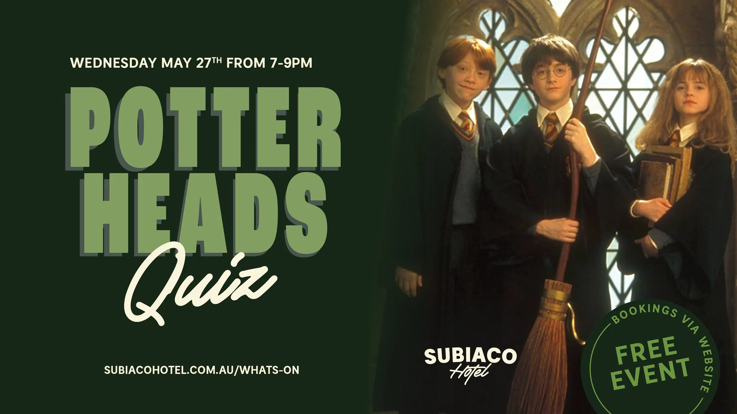 Potterheads Quiz Night