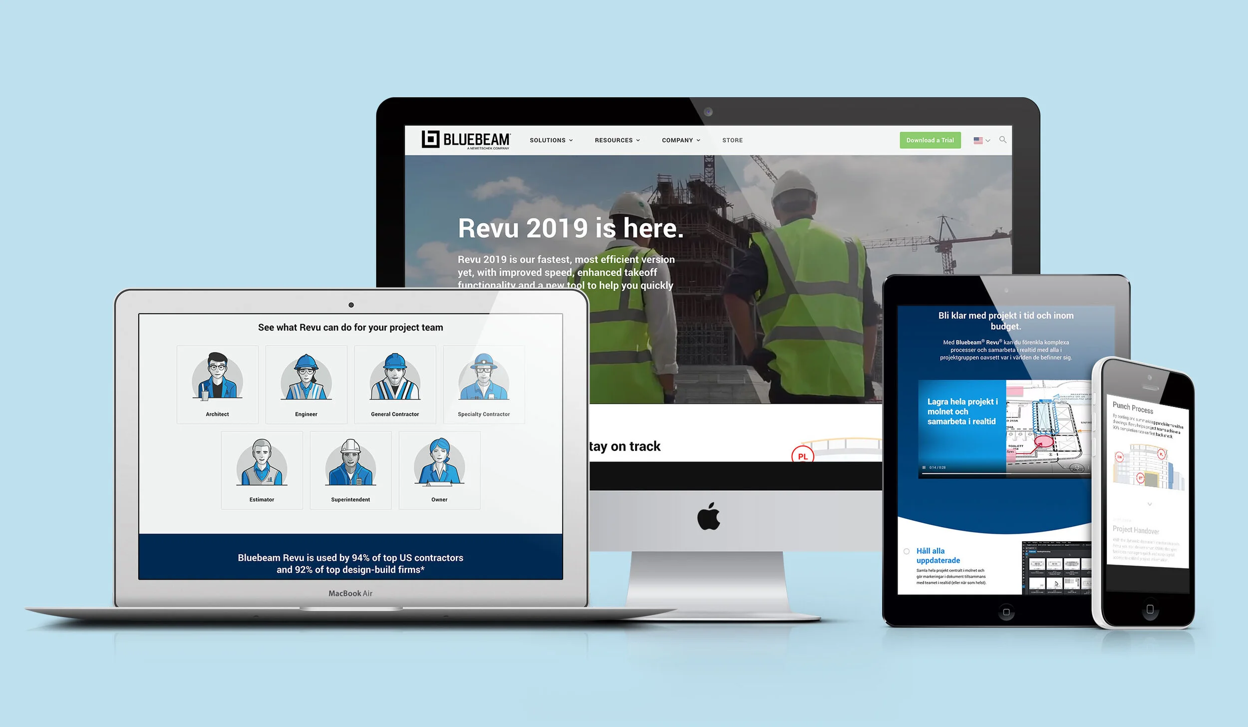 Bluebeam global website